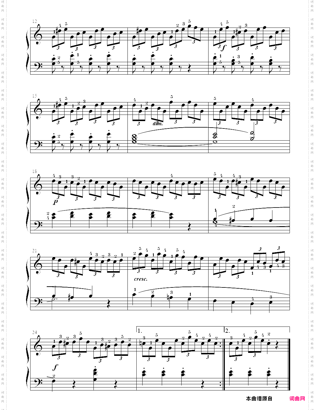 车尔尼849钢琴流畅练习曲-03