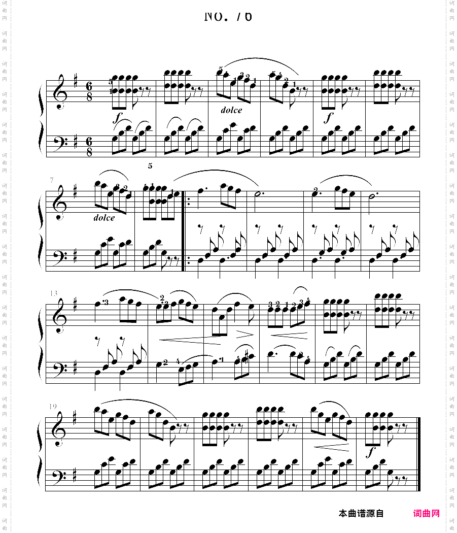 拜厄钢琴基本教程 no·76拜厄练习曲,第76条