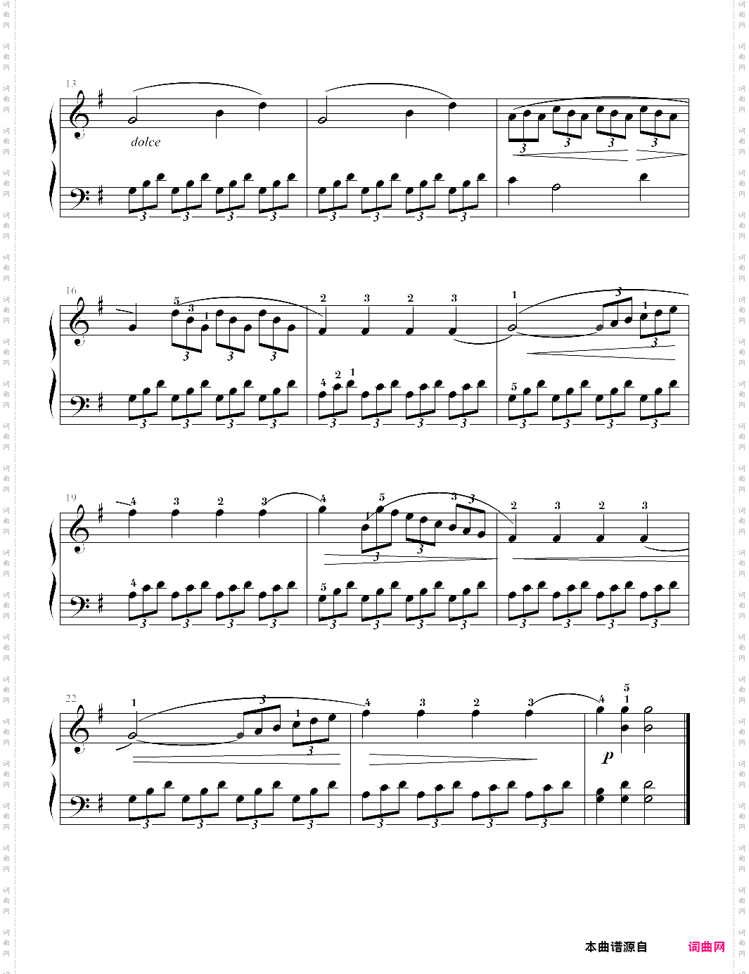 no·74-1拜厄钢琴基本教程