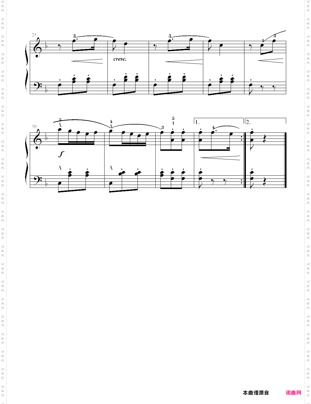 no·98拜厄钢琴基本教程