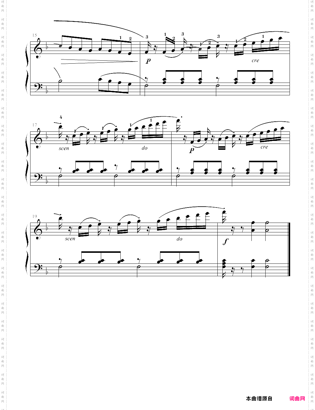 no·102拜厄钢琴基本教程