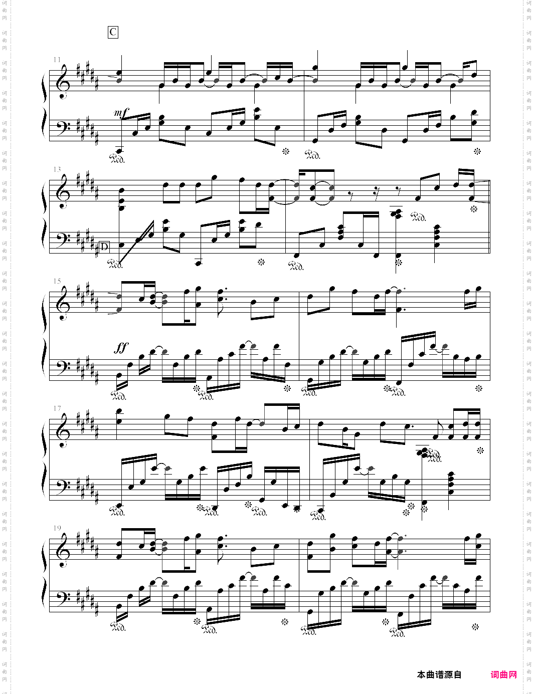 发如雪完美演奏版,选自2005年专辑《十一月的肖邦》