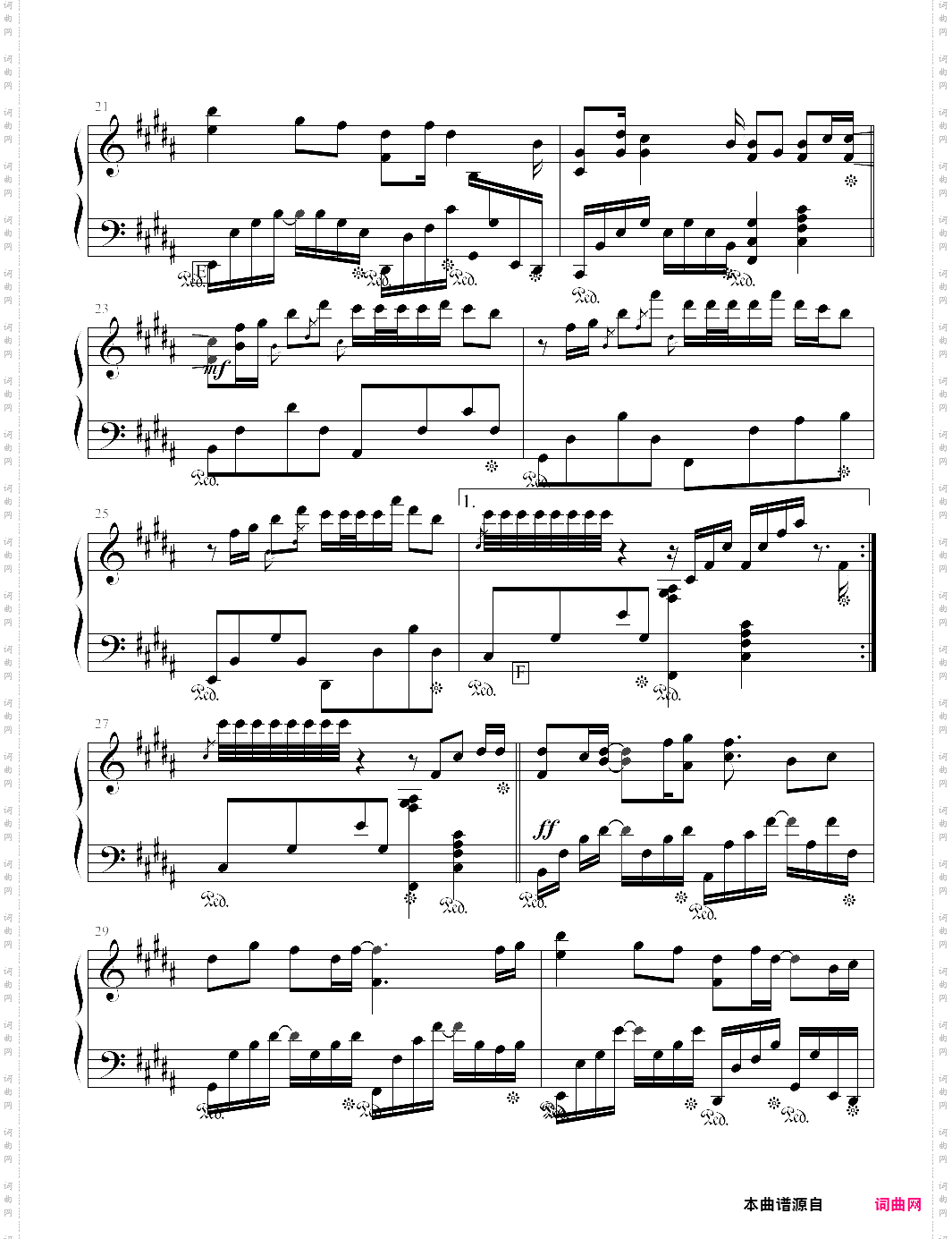 发如雪完美演奏版,选自2005年专辑《十一月的肖邦》