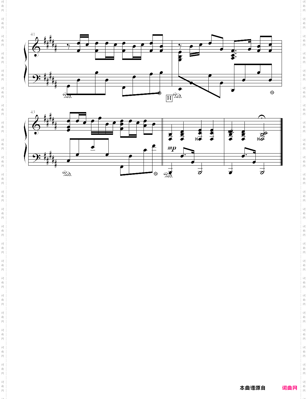 发如雪完美演奏版,选自2005年专辑《十一月的肖邦》