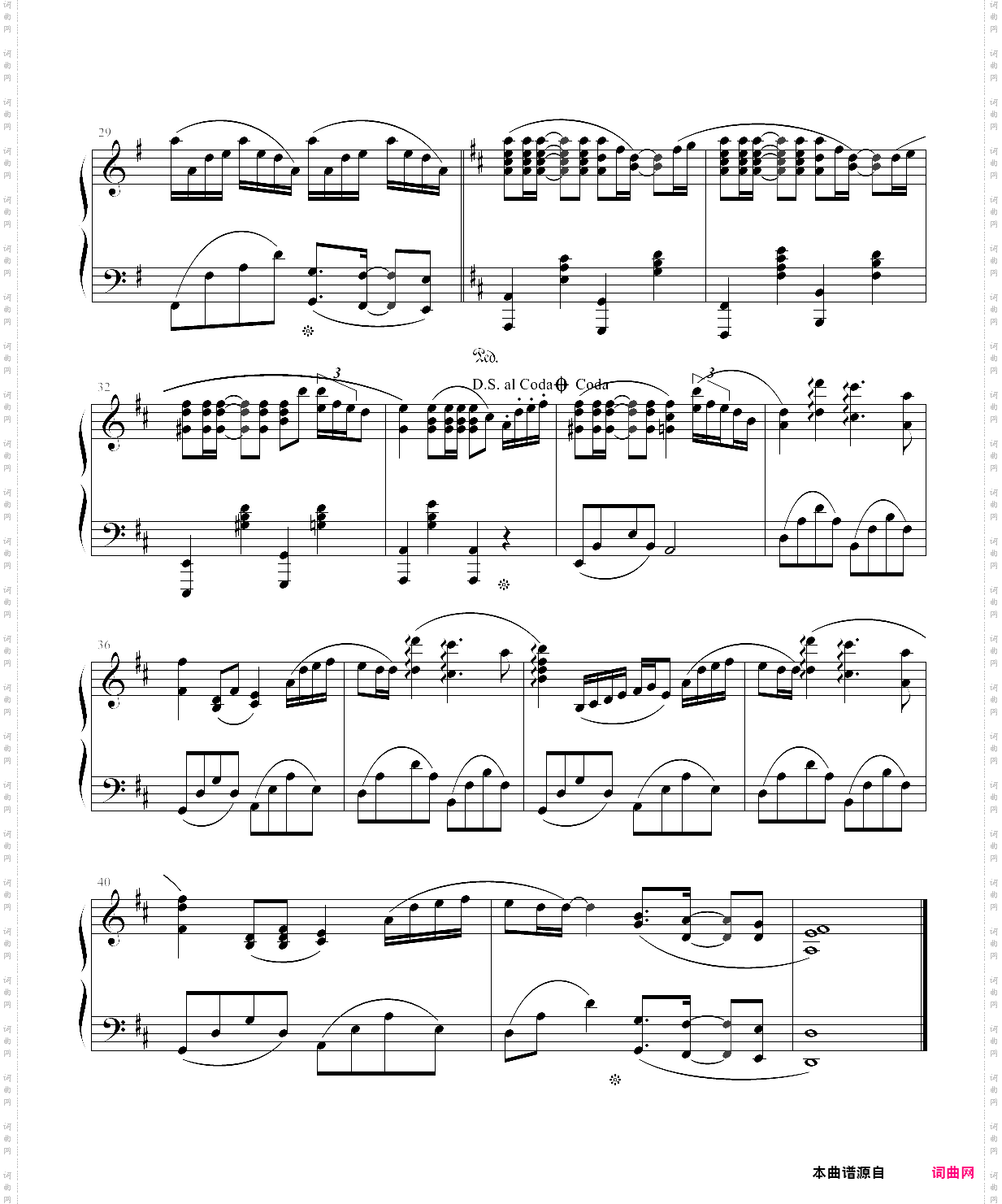 summer久石让纯钢琴专辑《encore》全10首曲谱_01