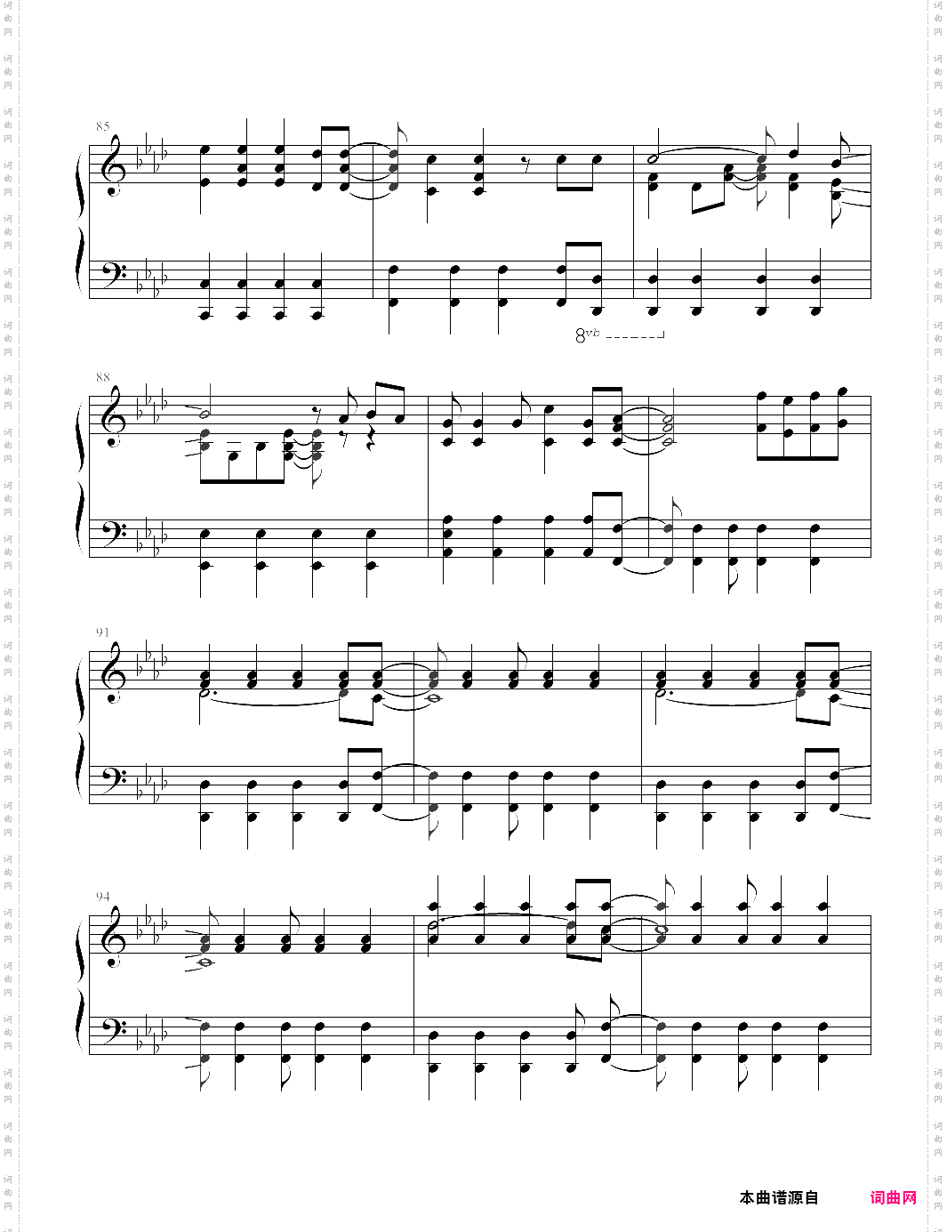 viva la vida钢琴独奏谱，coldplay