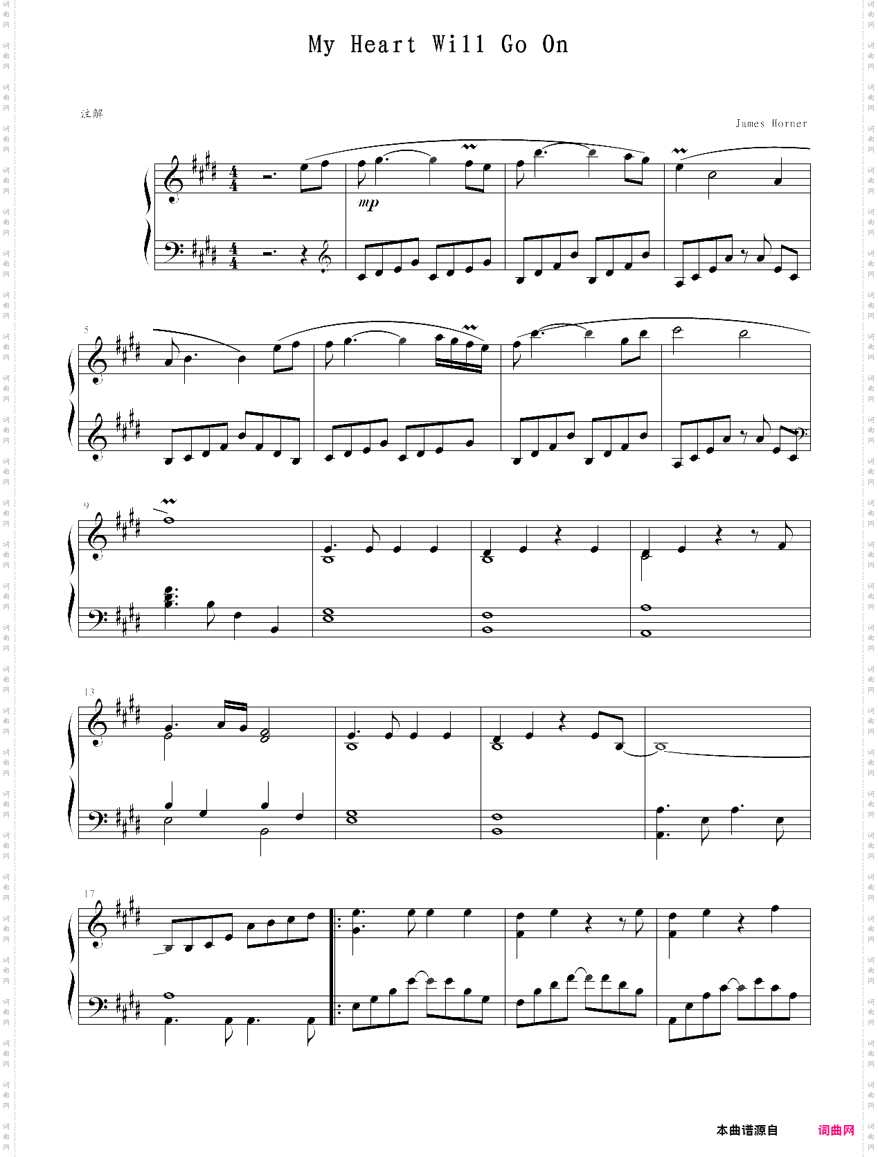 my heart will go on我心永恒,钢琴演奏版 my heart will go on我心永恒,钢琴演奏版
