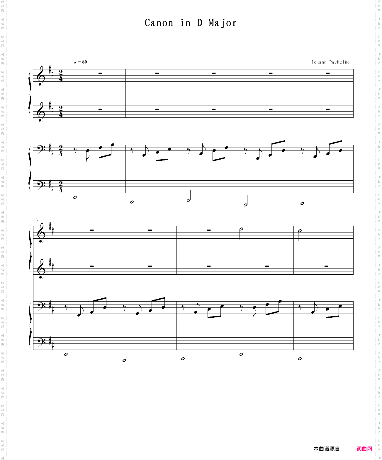 卡农四手联弹-charm改编版