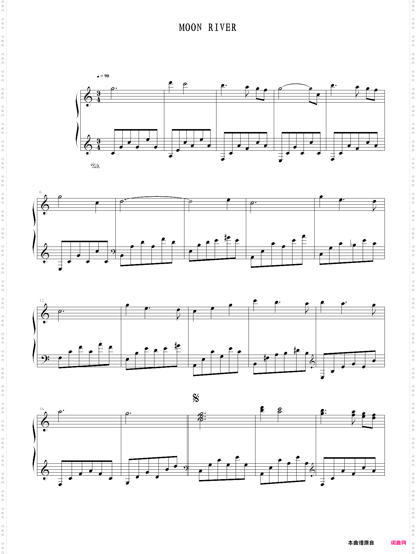 moon river电影蒂凡尼的早餐插曲 moon river电影蒂凡尼的早餐插曲