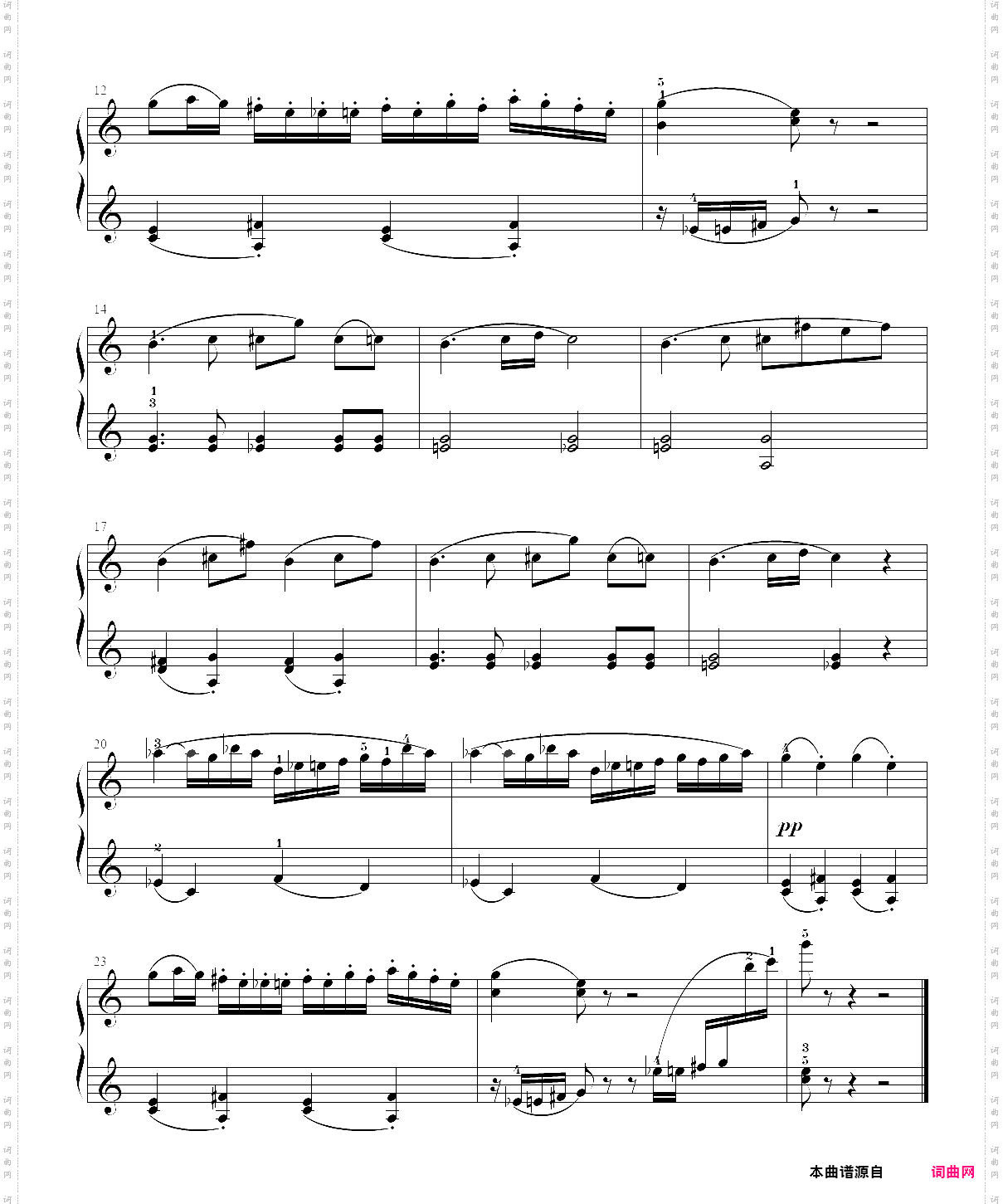 4· 图画展览会杜伊勒里宫- 古典音乐启蒙钢琴曲集