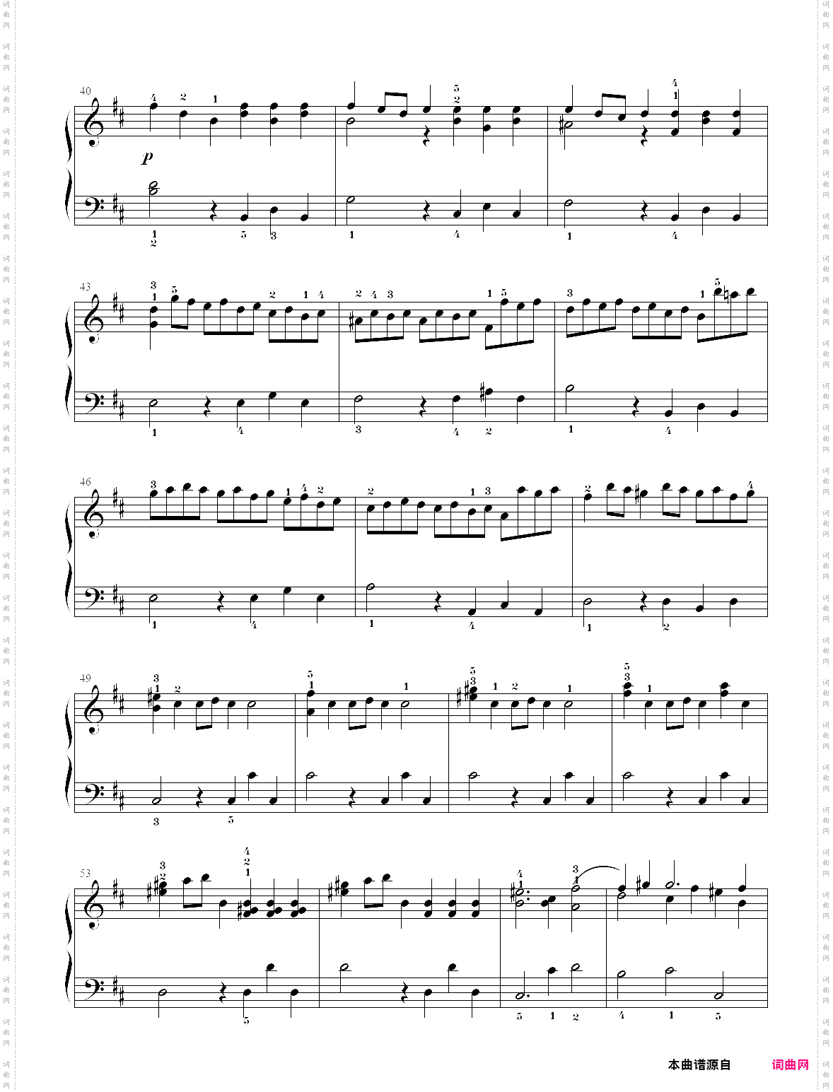 6· 水上音乐第二组曲 号角舞曲- 古典音乐启蒙钢琴曲集