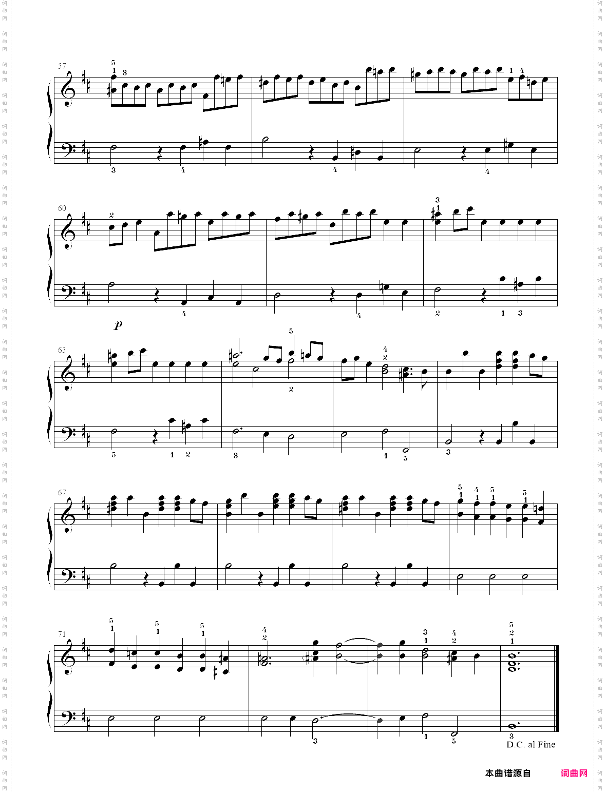 6· 水上音乐第二组曲 号角舞曲- 古典音乐启蒙钢琴曲集
