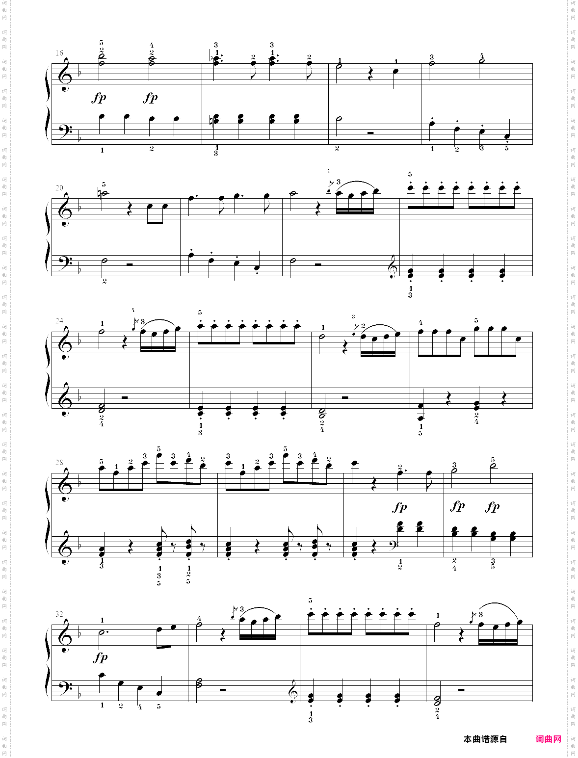 10· 魔笛我心中充满仇恨- 古典音乐启蒙钢琴曲集