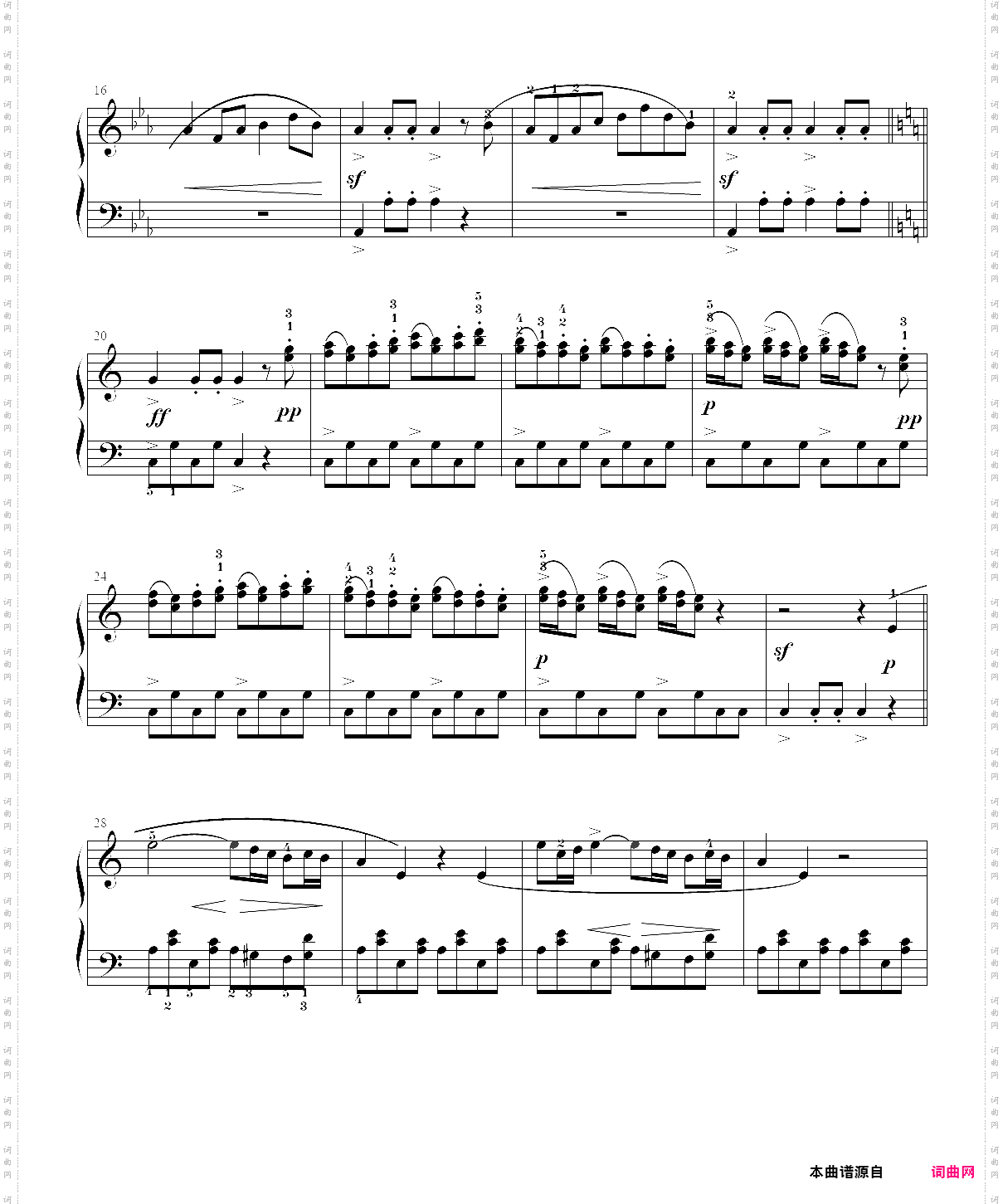 6· 培尔·金特阿拉伯舞曲- 古典音乐启蒙钢琴曲集