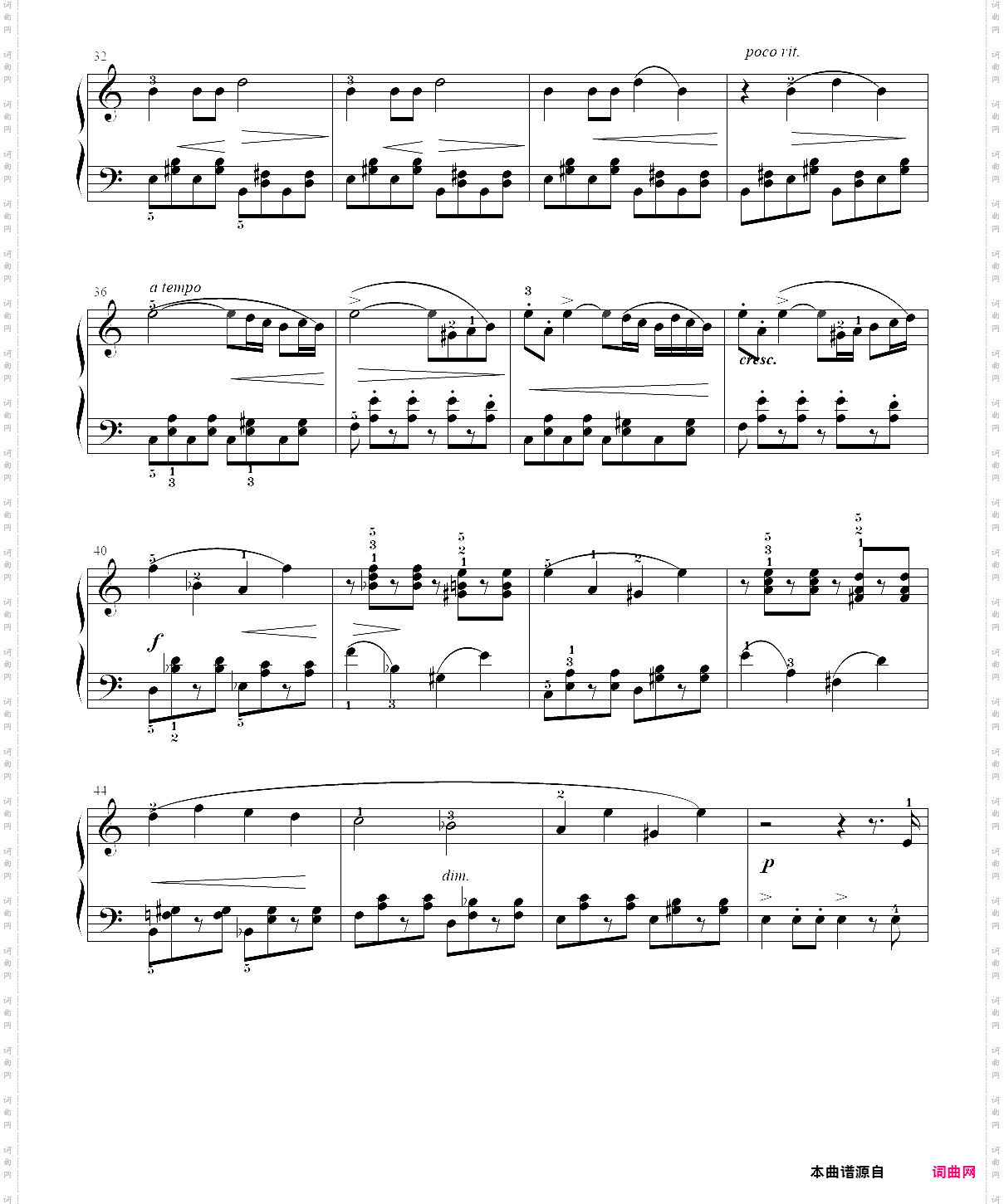 6· 培尔·金特阿拉伯舞曲- 古典音乐启蒙钢琴曲集