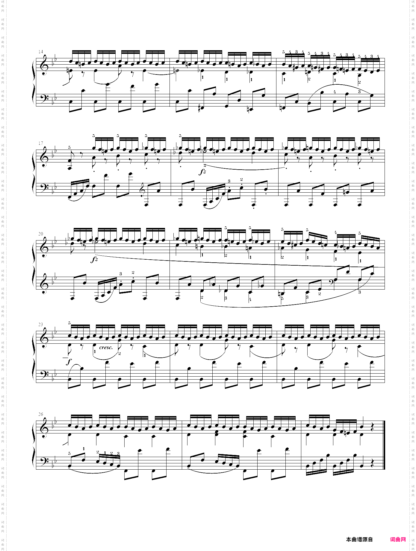 25· 克列曼蒂钢琴练习曲【名手之道】