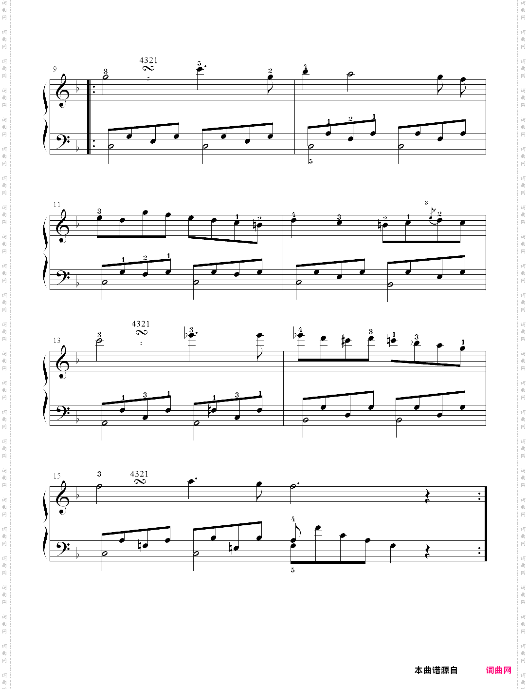 23·车尔尼八度内进阶练习曲【op·139】练习23