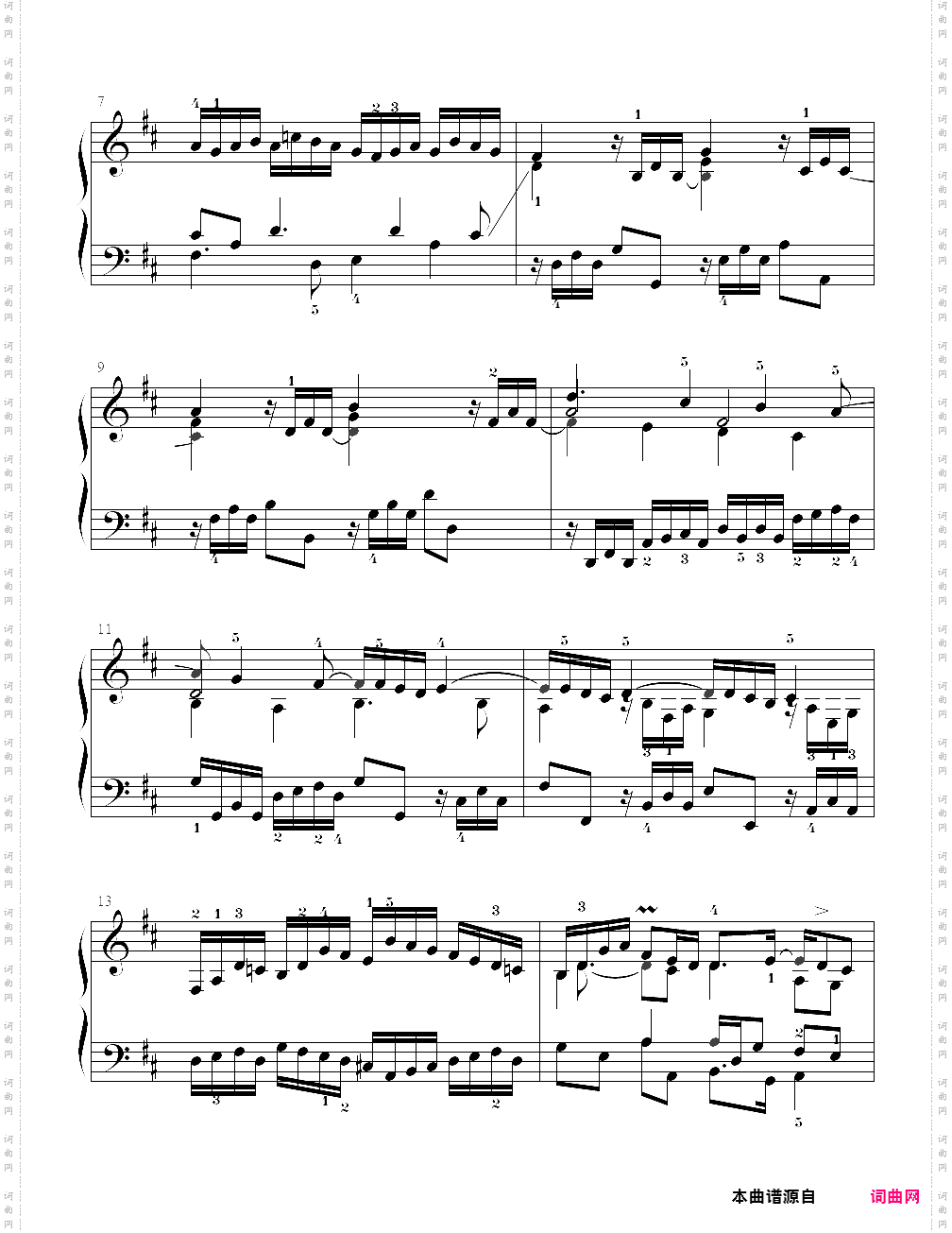 4、十二首小前奏曲4- 巴赫小前奏曲与赋格