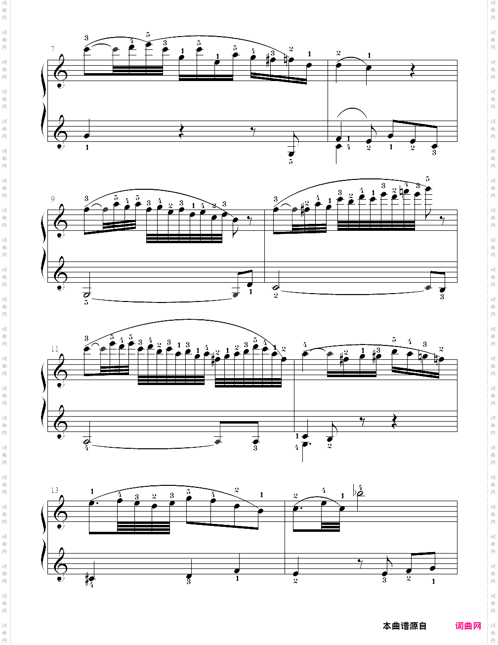 10、第十七号钢琴奏鸣曲第二乐章- c调上的莫扎特
