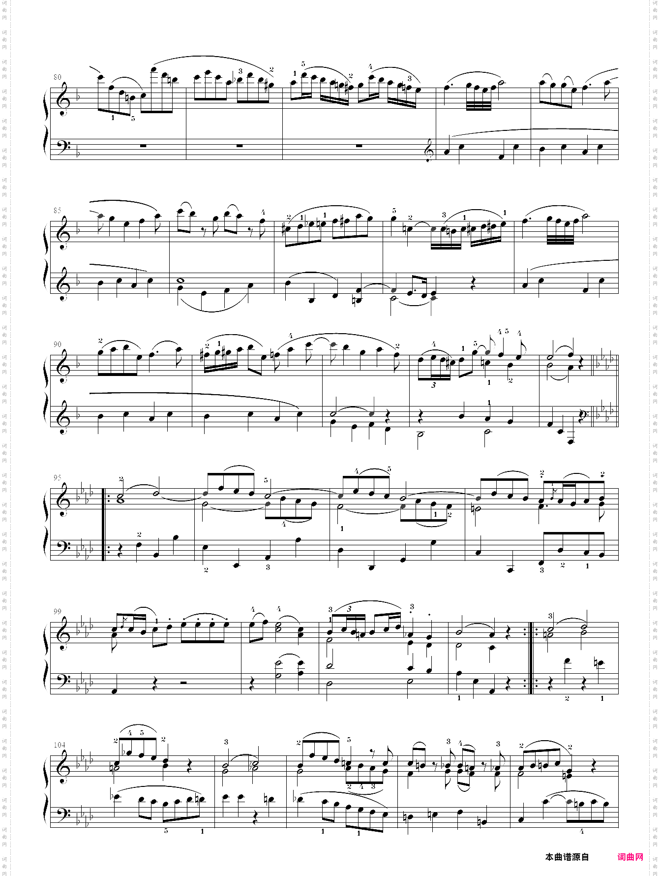 莫扎特f大调钢琴奏鸣曲k533第三乐章