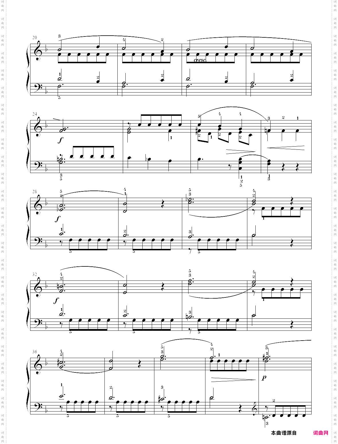 18· 第18首 - 莱蒙钢琴练习曲作品 37