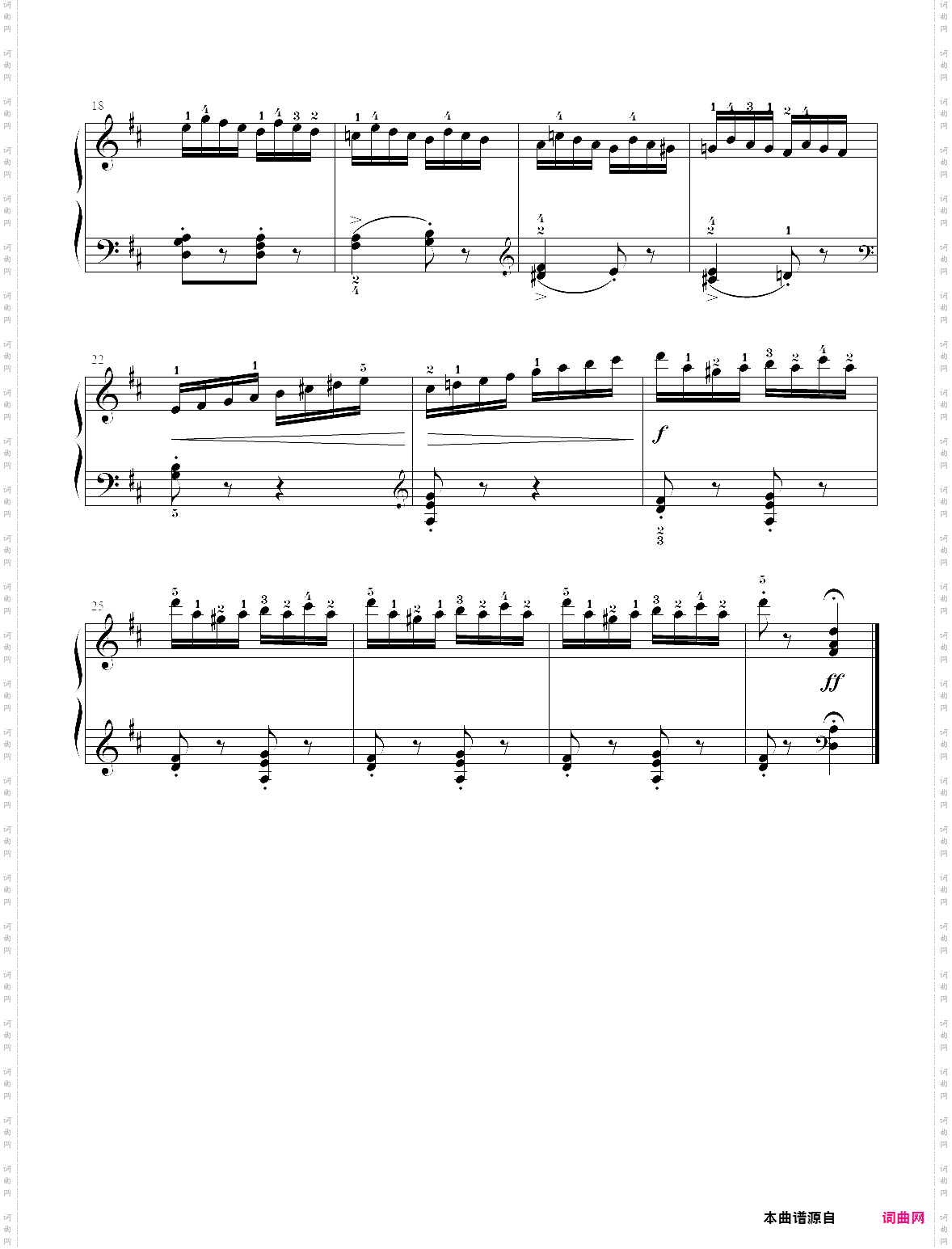 15· 第15首 - 莱蒙钢琴练习曲作品 37