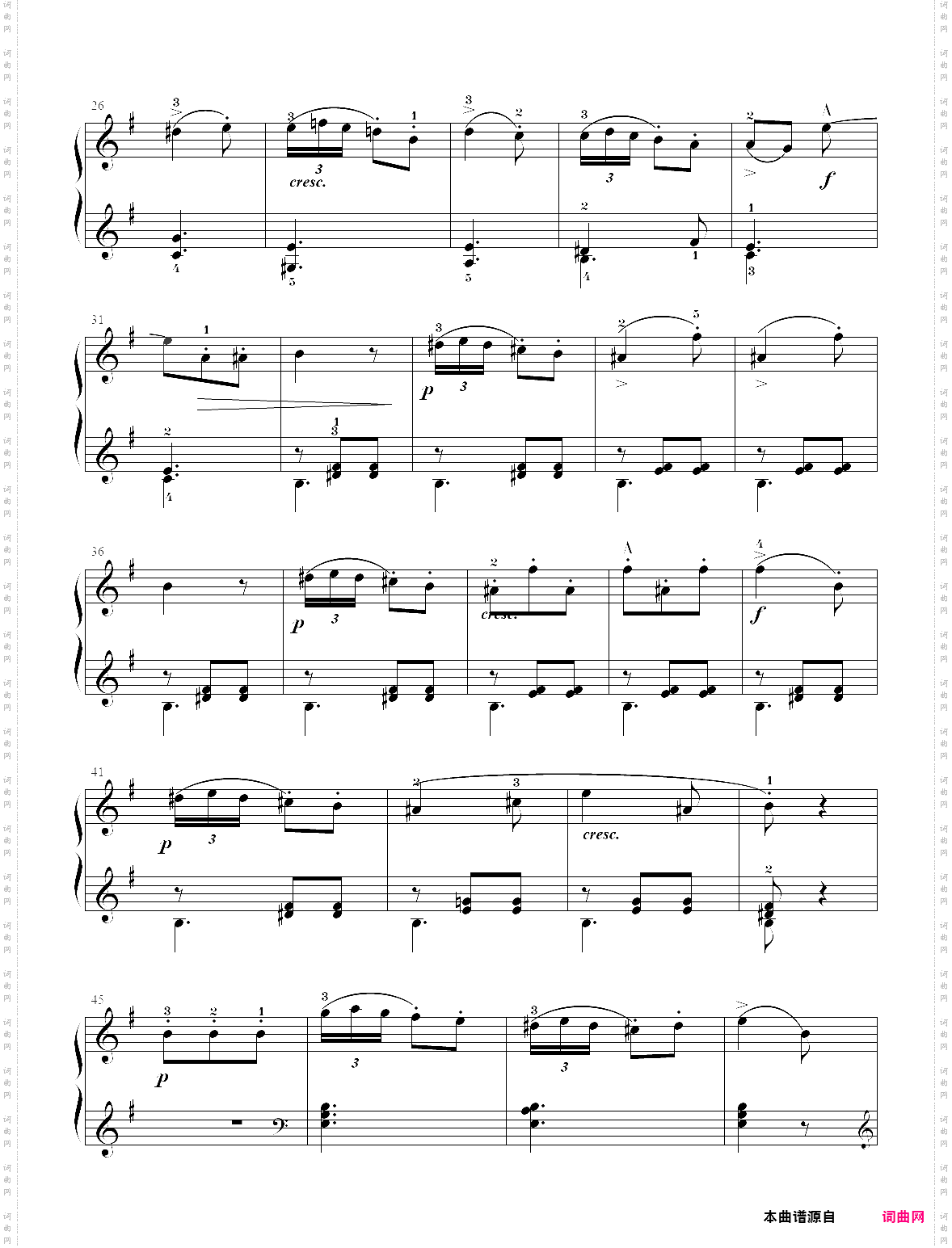 34· 第34首 - 莱蒙钢琴练习曲作品 37