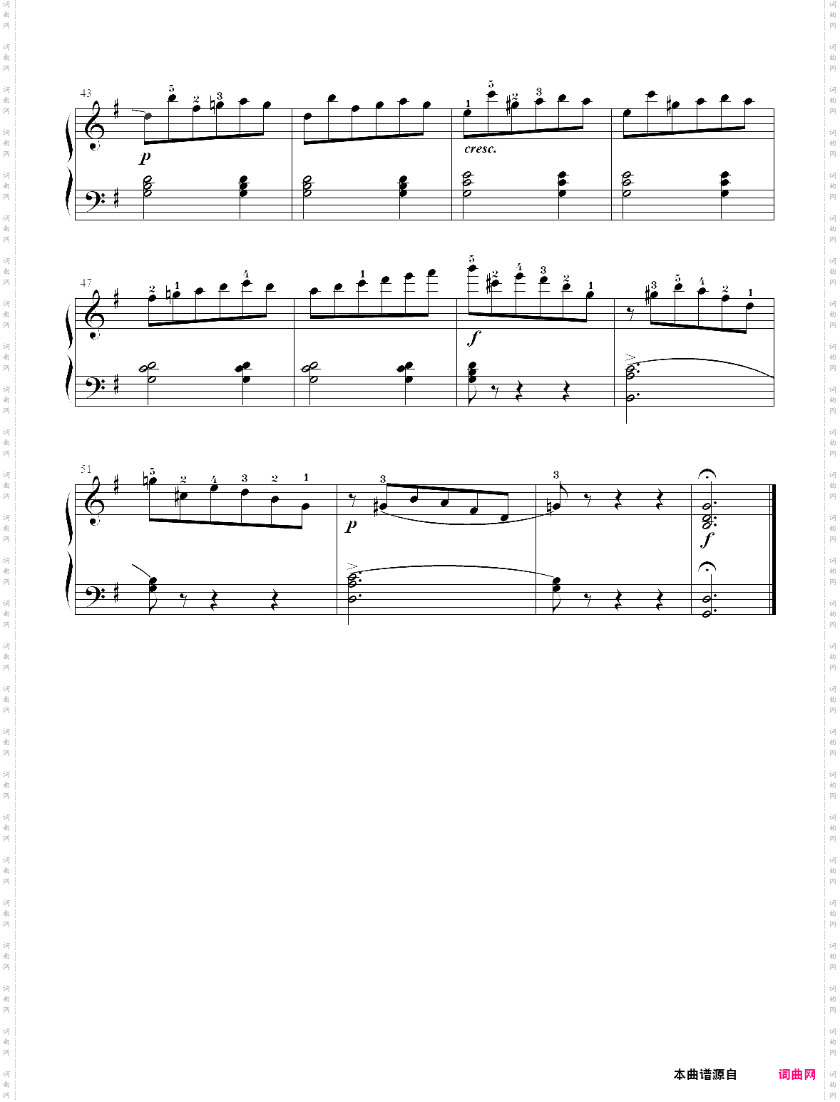 7· 第7首 - 莱蒙钢琴练习曲作品 37