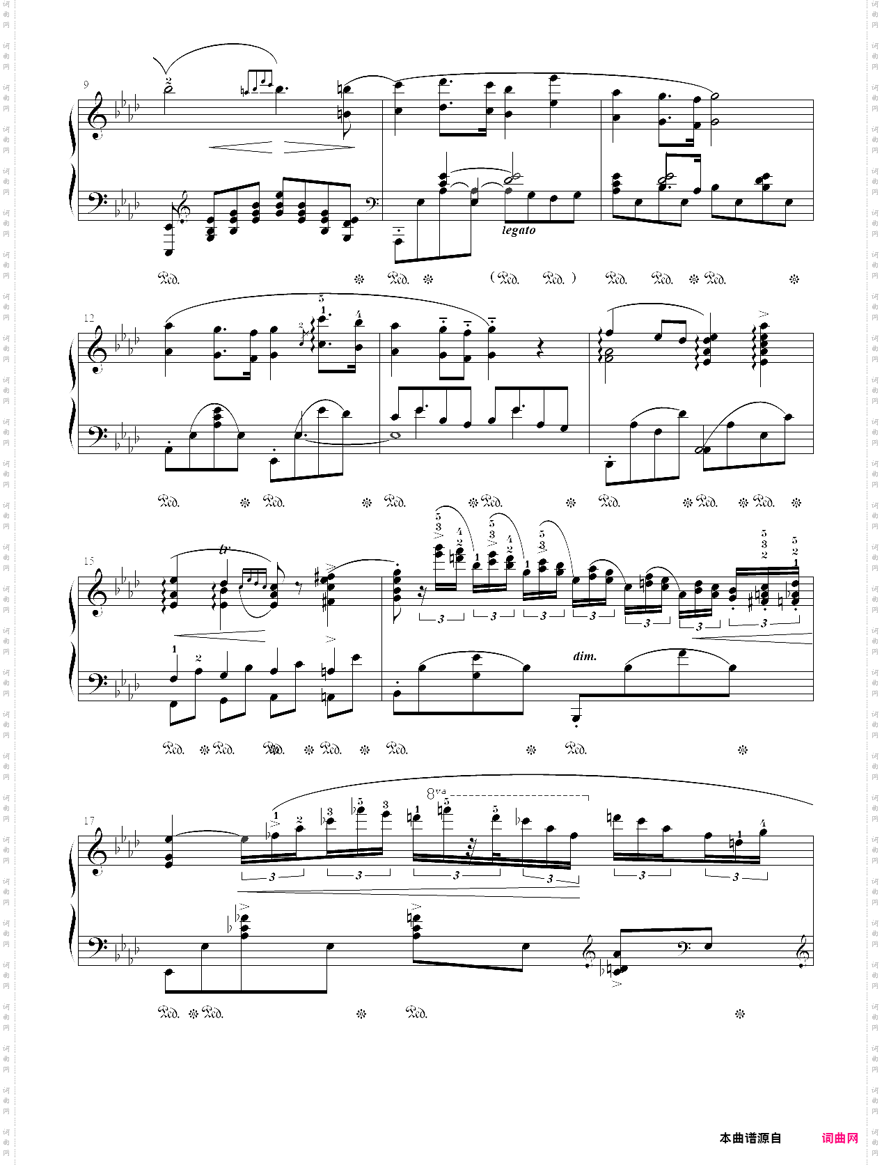 10·【自选曲目】3、第二钢琴协奏曲第二乐章节选- 中国音乐学院钢琴考级第十级2019版