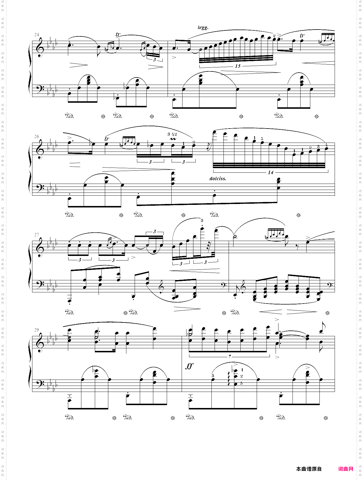 10·【自选曲目】3、第二钢琴协奏曲第二乐章节选- 中国音乐学院钢琴考级第十级2019版