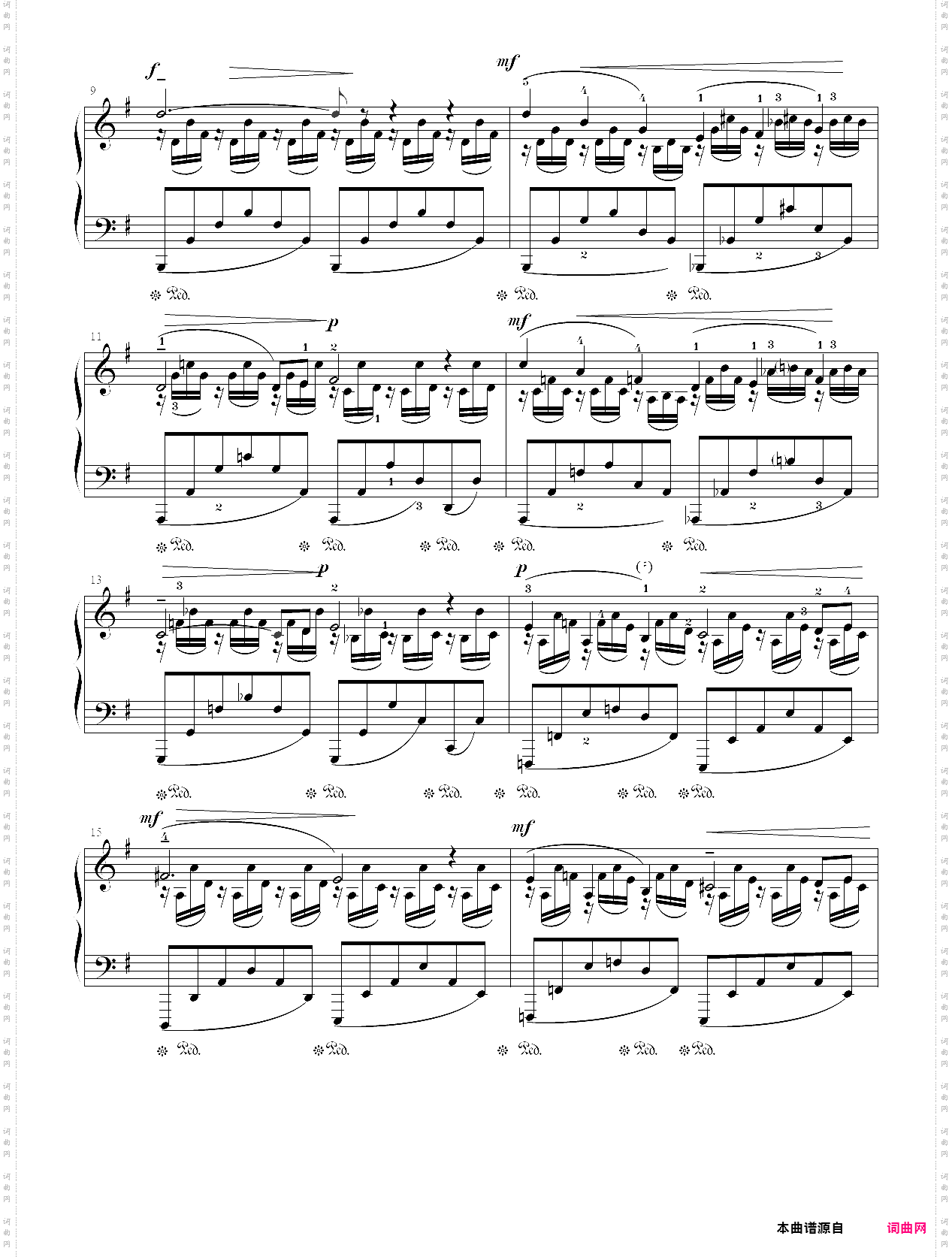 9·【自选曲目】2、天鹅 - 中国音乐学院钢琴考级第十级2019版
