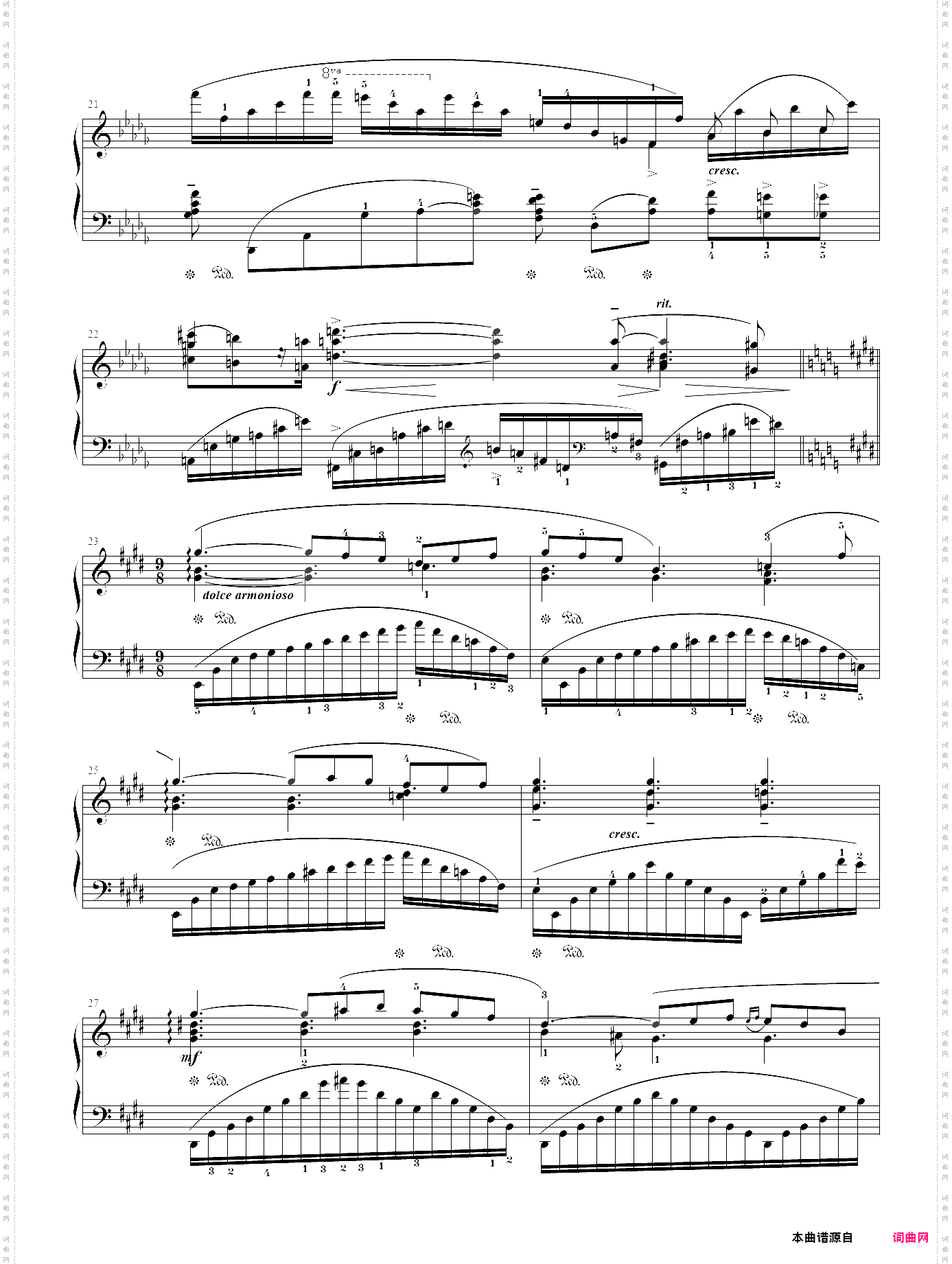 7·【规定曲目b组】3、练习曲 - 中国音乐学院钢琴考级第十级2019版