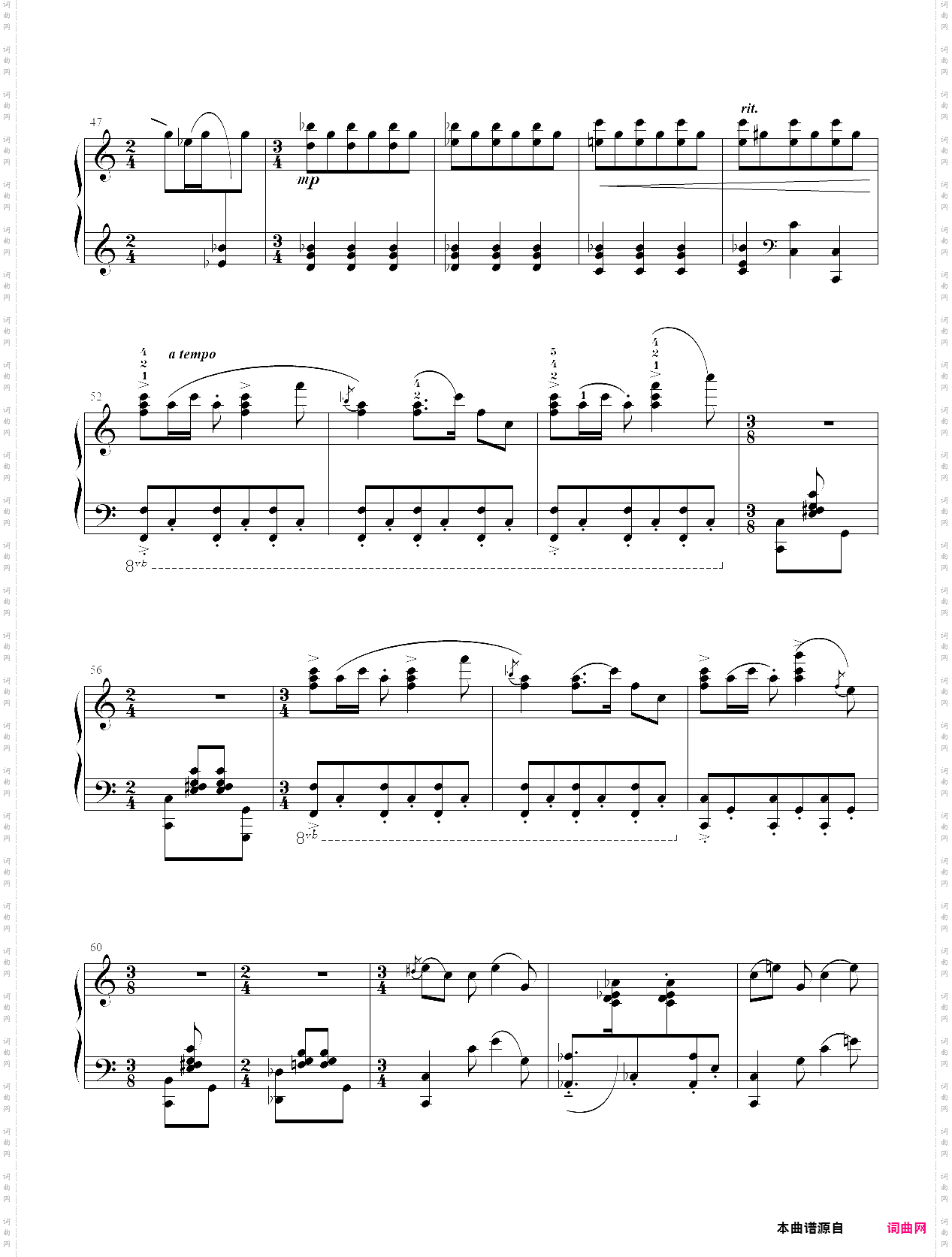 10·【自选曲目】3、山火 - 中国音乐学院钢琴考级第八级2019版