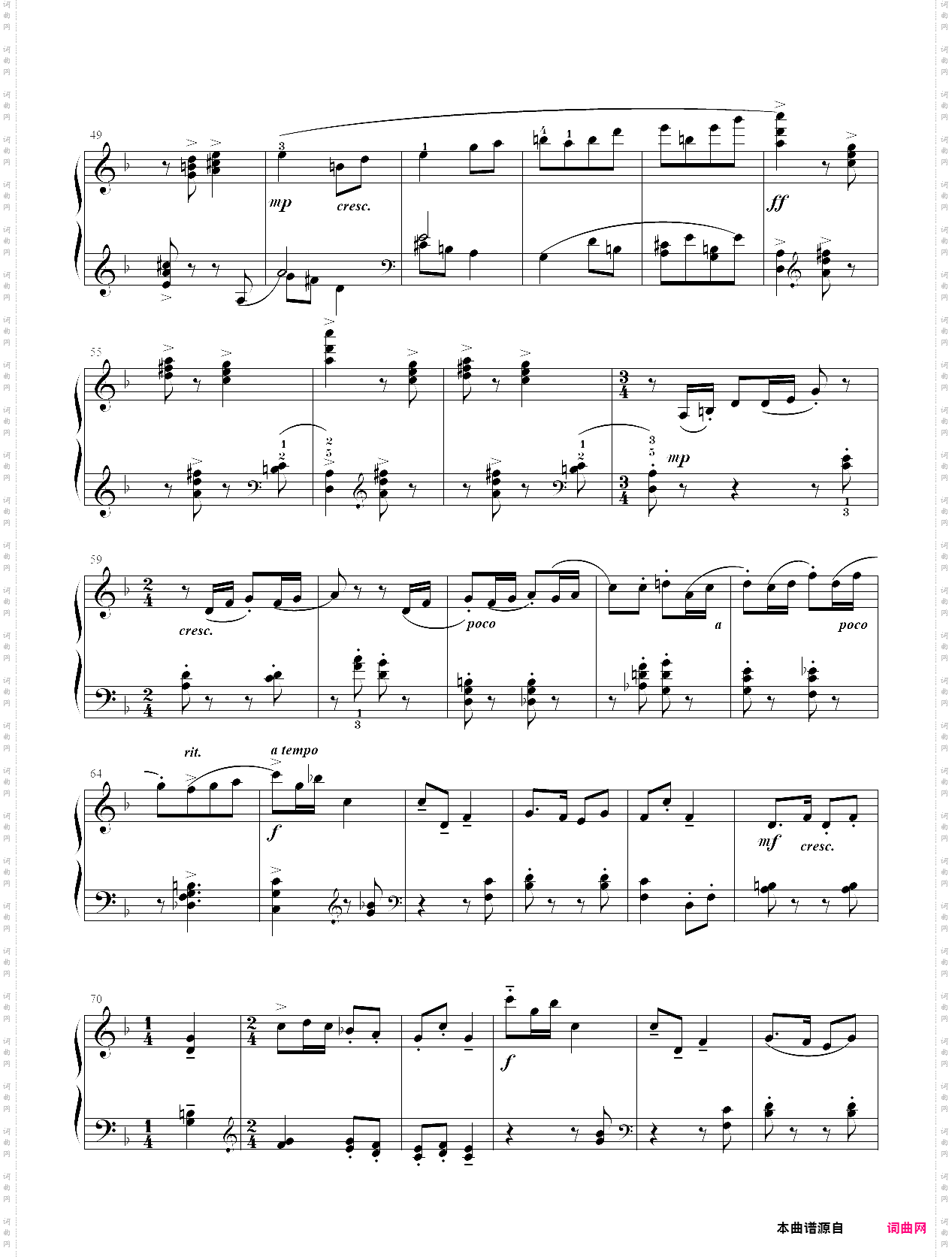 10·【自选曲目】3、小奏鸣曲 - 中国音乐学院钢琴考级第七级2019版