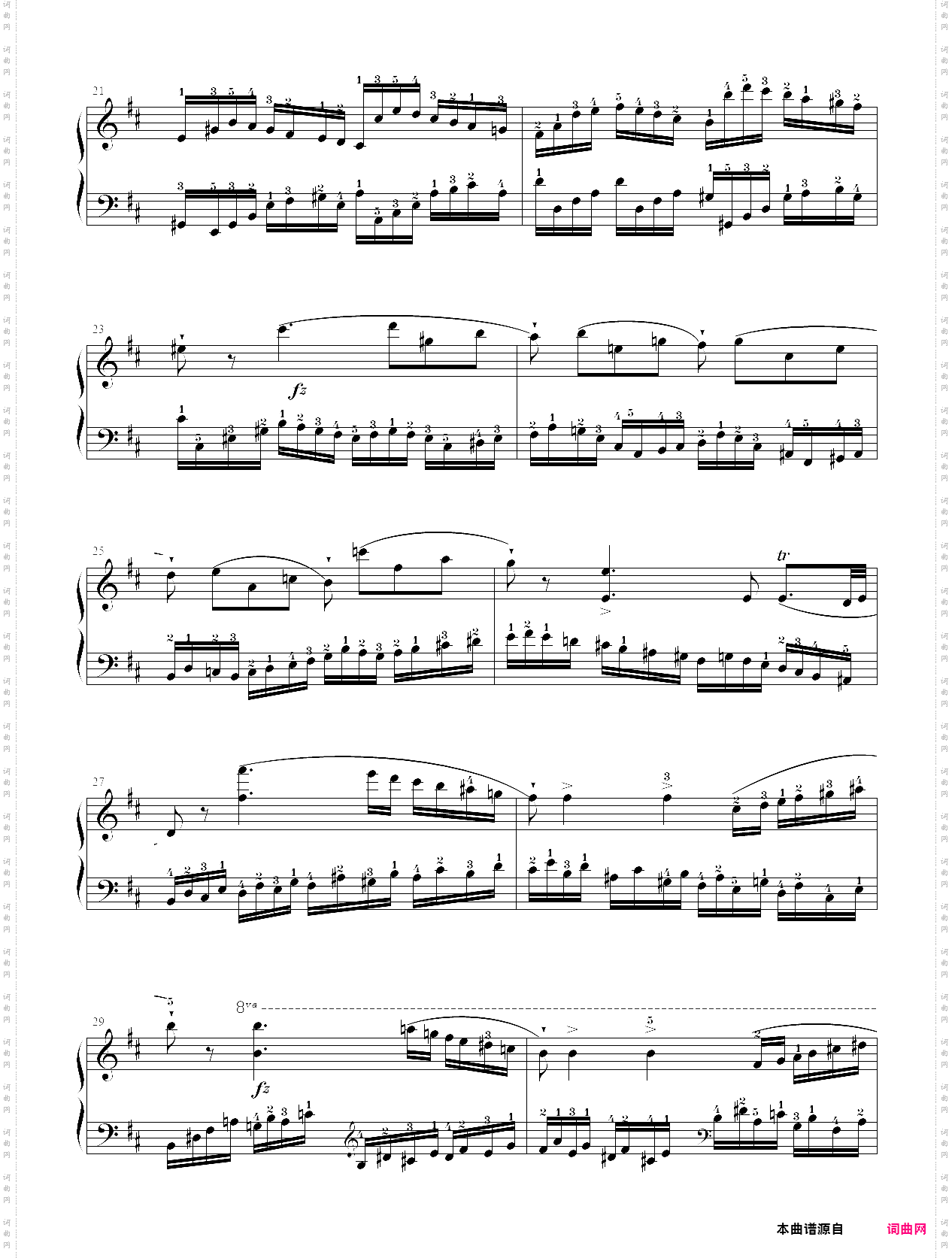 5·【规定曲目b组】1、练习曲 - 中国音乐学院钢琴考级第九级2019版