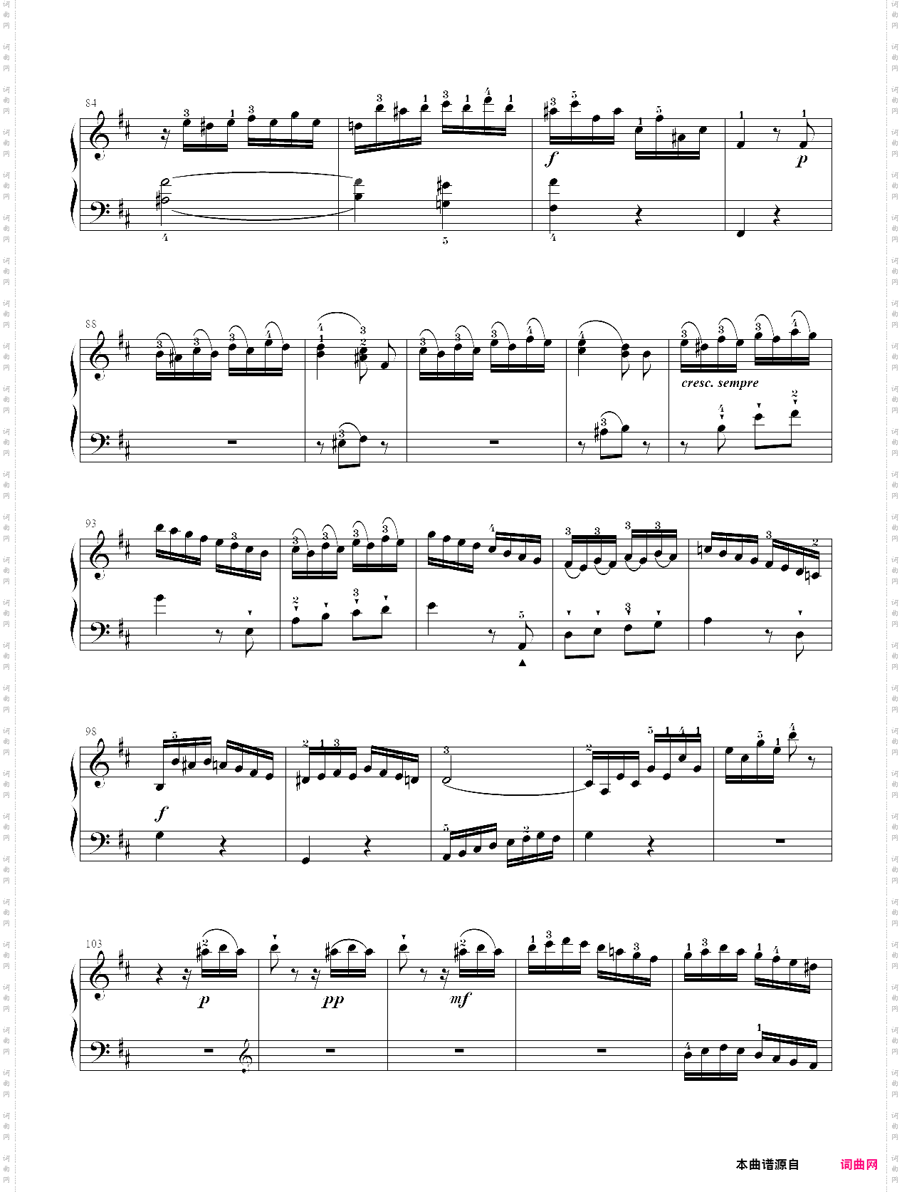6·【规定曲目b组】2、d大调奏鸣曲 - 中国音乐学院钢琴考级第八级2019版