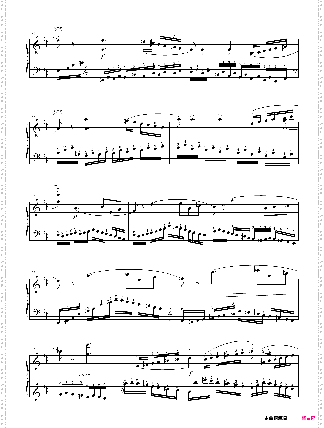 5·【规定曲目b组】1、练习曲 - 中国音乐学院钢琴考级第九级2019版