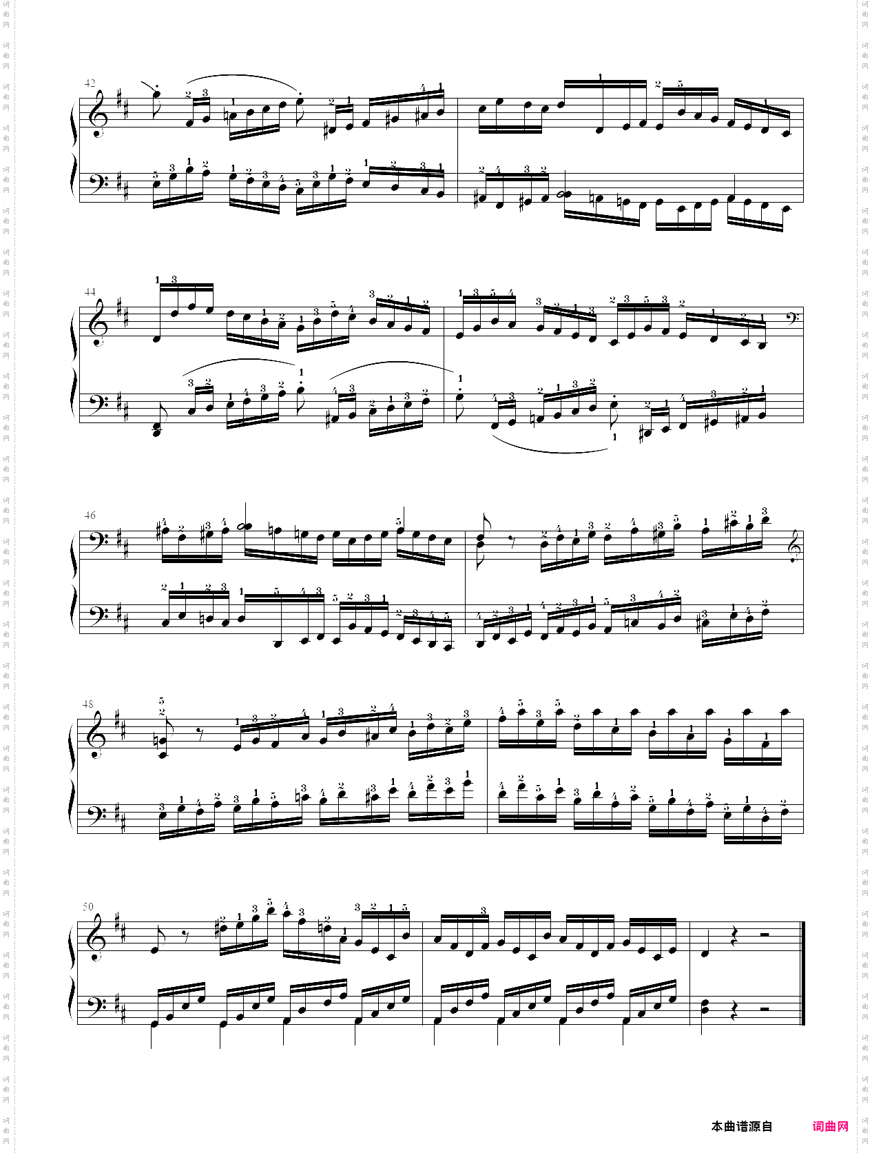 5·【规定曲目b组】1、练习曲 - 中国音乐学院钢琴考级第九级2019版