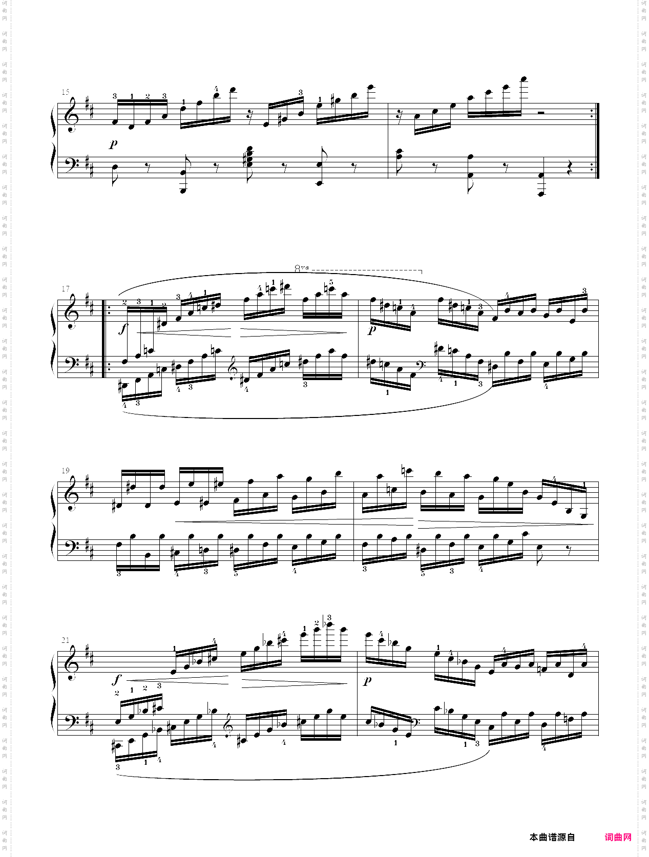 2·【规定曲目a组】1、练习曲 - 中国音乐学院钢琴考级第七级2019版