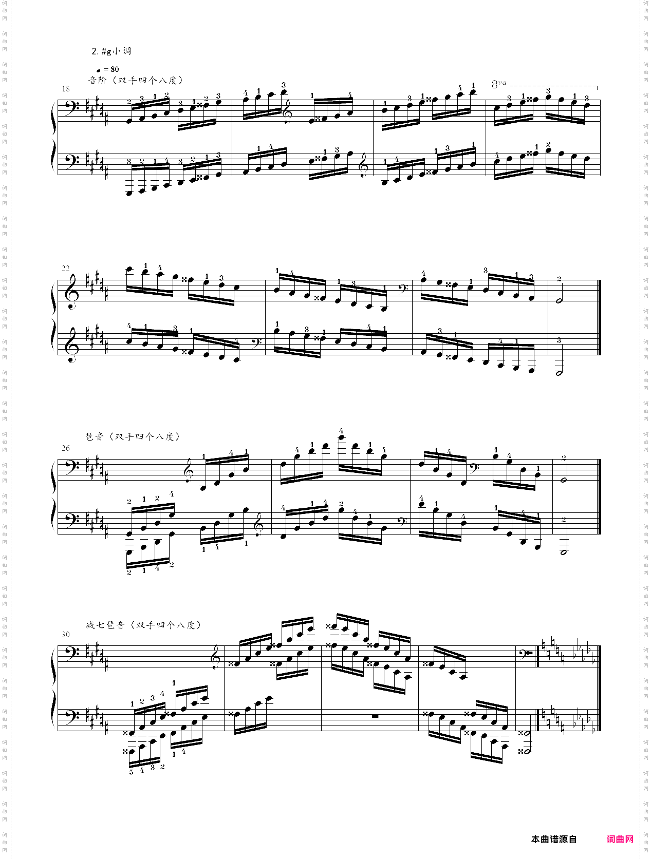 1·【基本练习】- 中国音乐学院钢琴考级第七级2019版