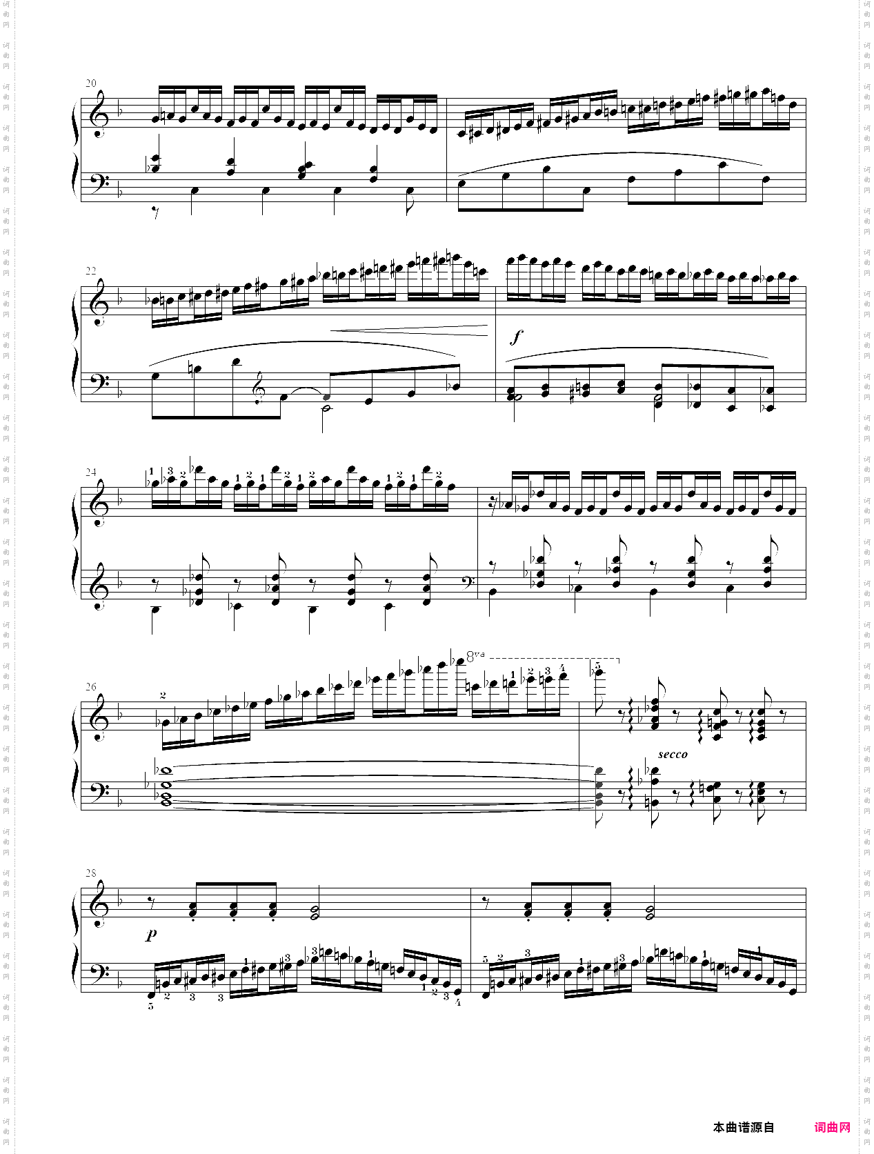 2·【规定曲目a组】1、练习曲 - 中国音乐学院钢琴考级第九级2019版