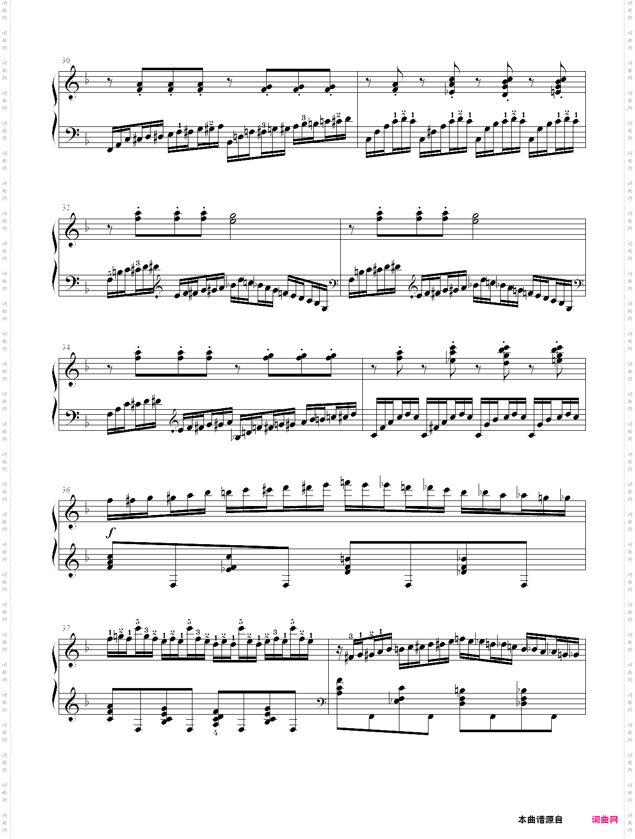 2·【规定曲目a组】1、练习曲 - 中国音乐学院钢琴考级第九级2019版