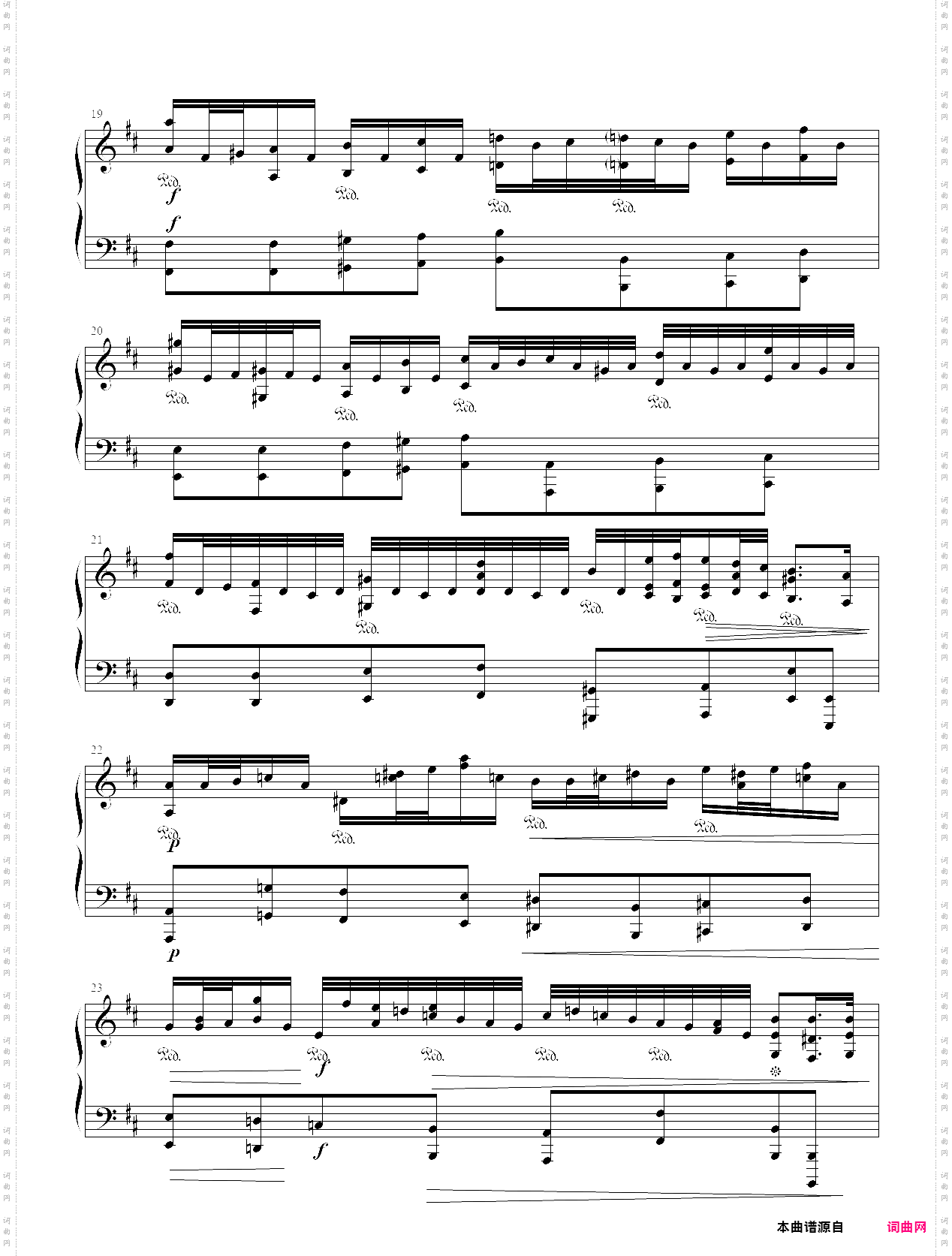 巴赫 管风琴奏鸣曲 bwv 528 2·andante