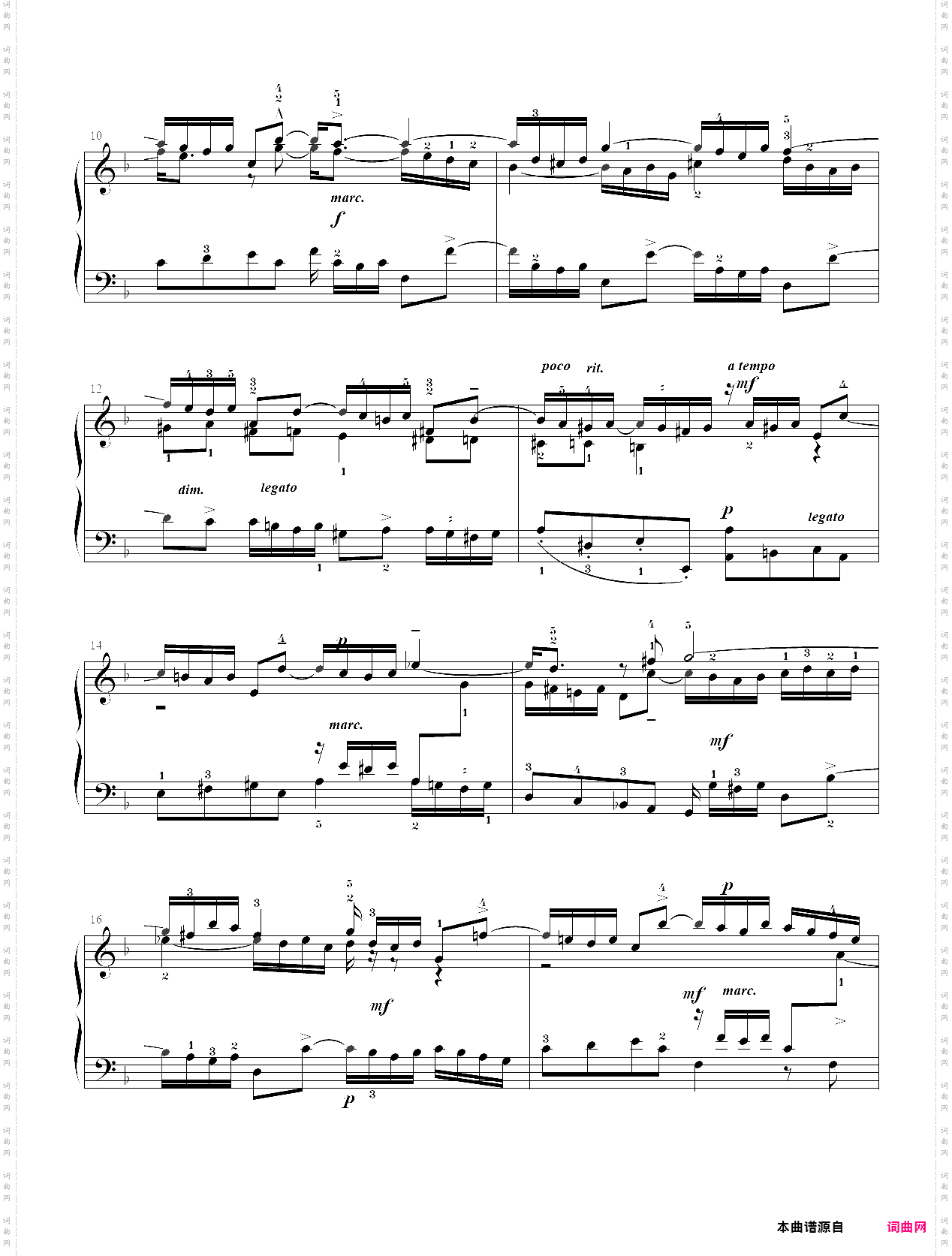 14·【规定曲目a组】2、三部创意曲 - 中国音乐学院钢琴考级第六级2019版