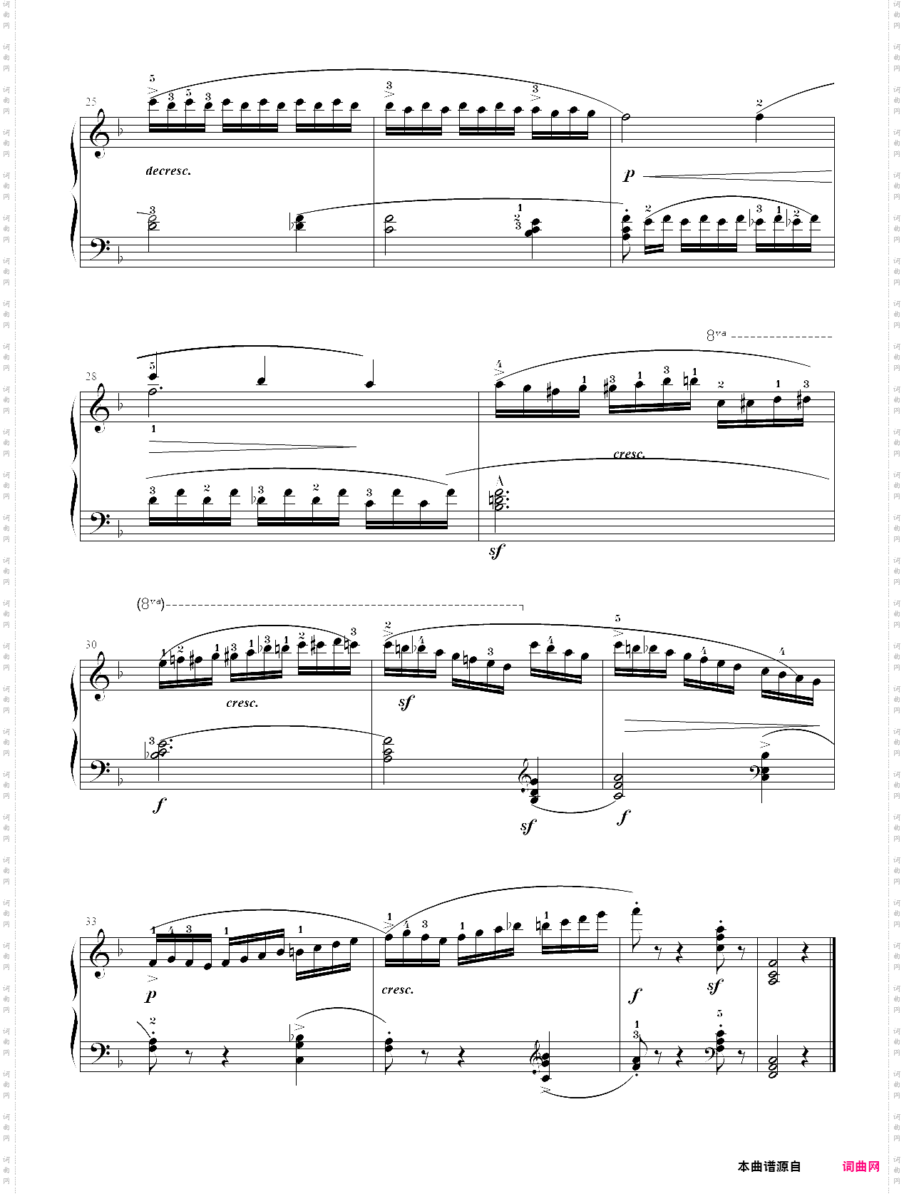 13·【规定曲目a组】1、练习曲- 中国音乐学院钢琴考级第五级2019版
