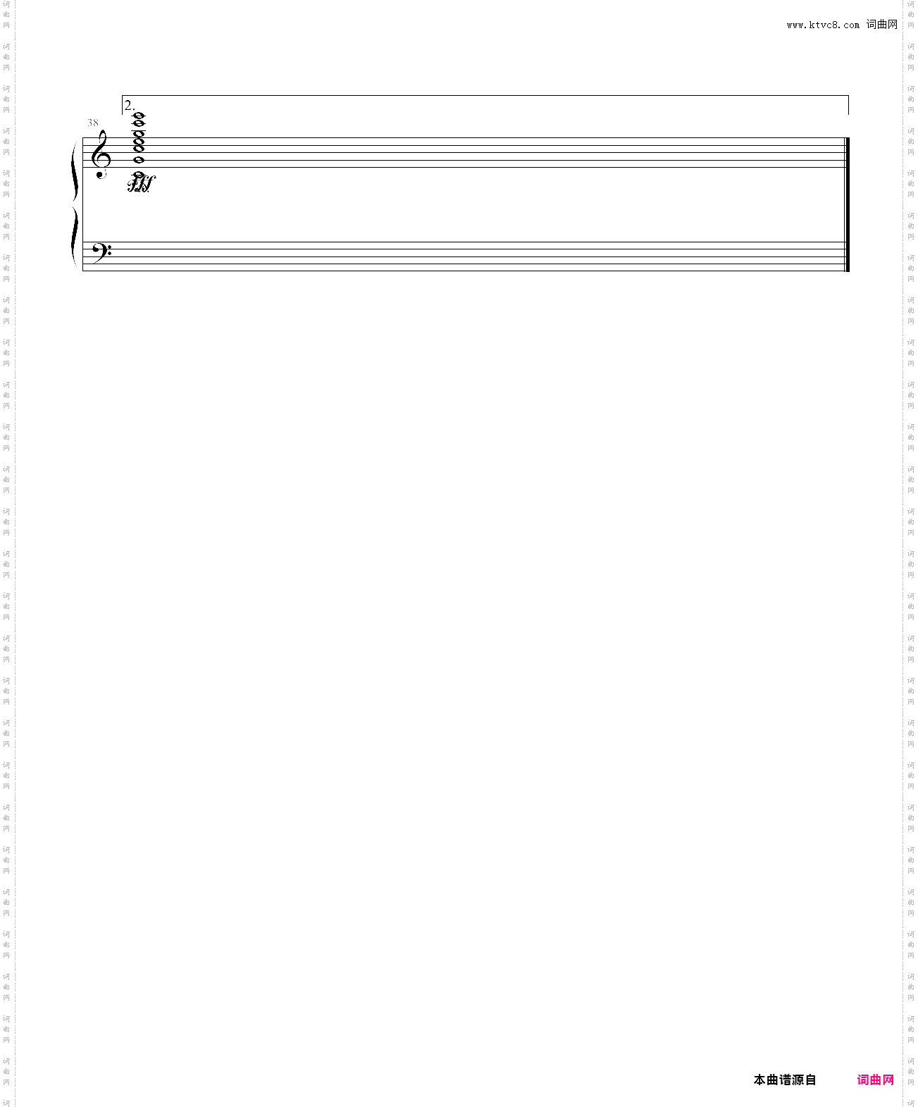 水边的阿狄丽娜_理查德·克莱德曼,钢琴谱