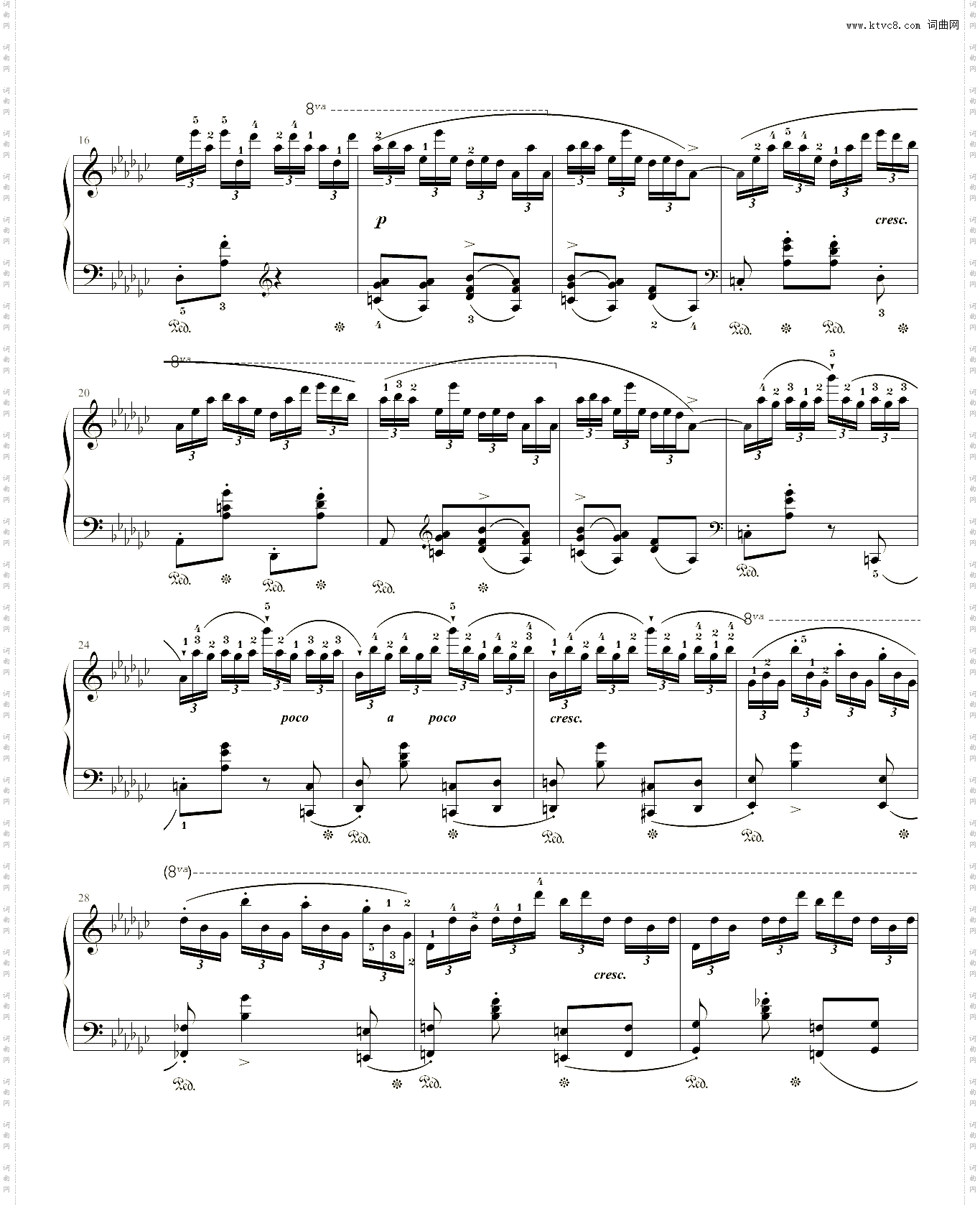 肖邦钢琴练习曲_op·10_no·5 黑键