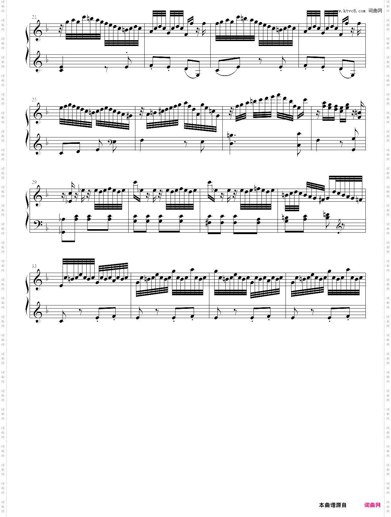 sonata in f major hob·xvi:23 海顿f大调奏鸣曲 第23首
