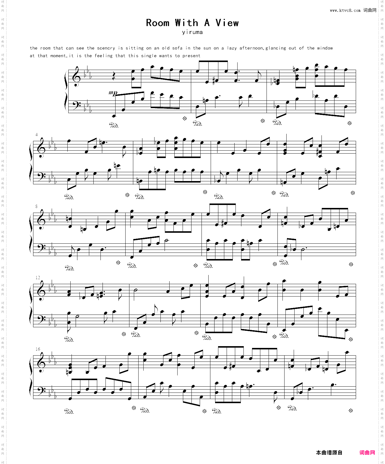 room with a viewyiruma·李闰珉《room with a view》