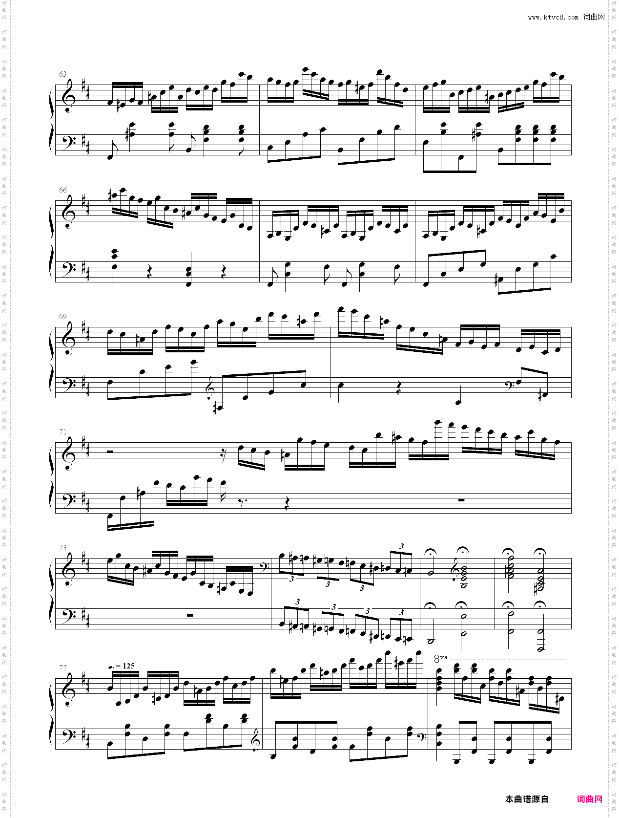 b小调练习曲op·22 no·4——华彩